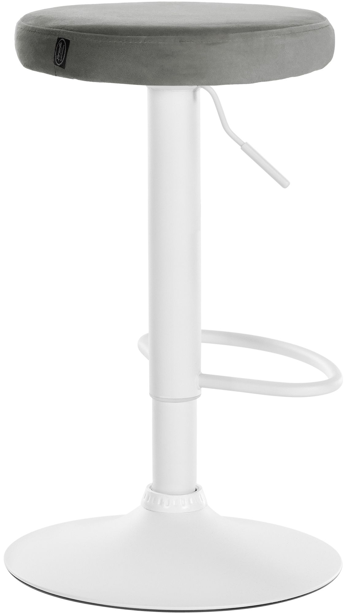 2er Set Barhocker Ponte Samt