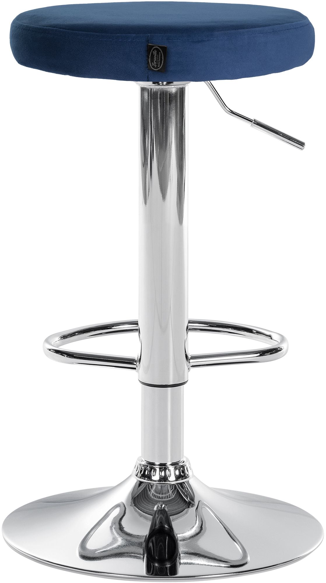 2er Set Barhocker Ponte Samt