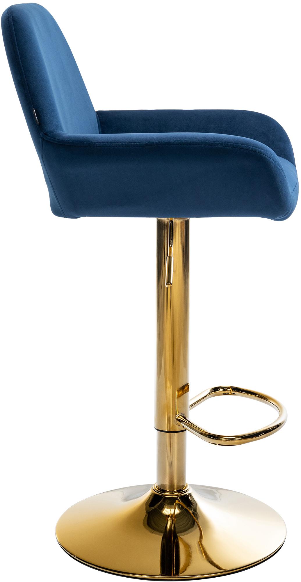 Barhocker Braga Gold Samt