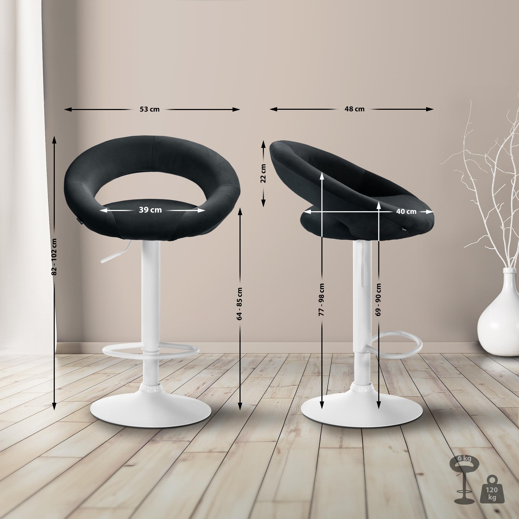 Barhocker Olinda Samt