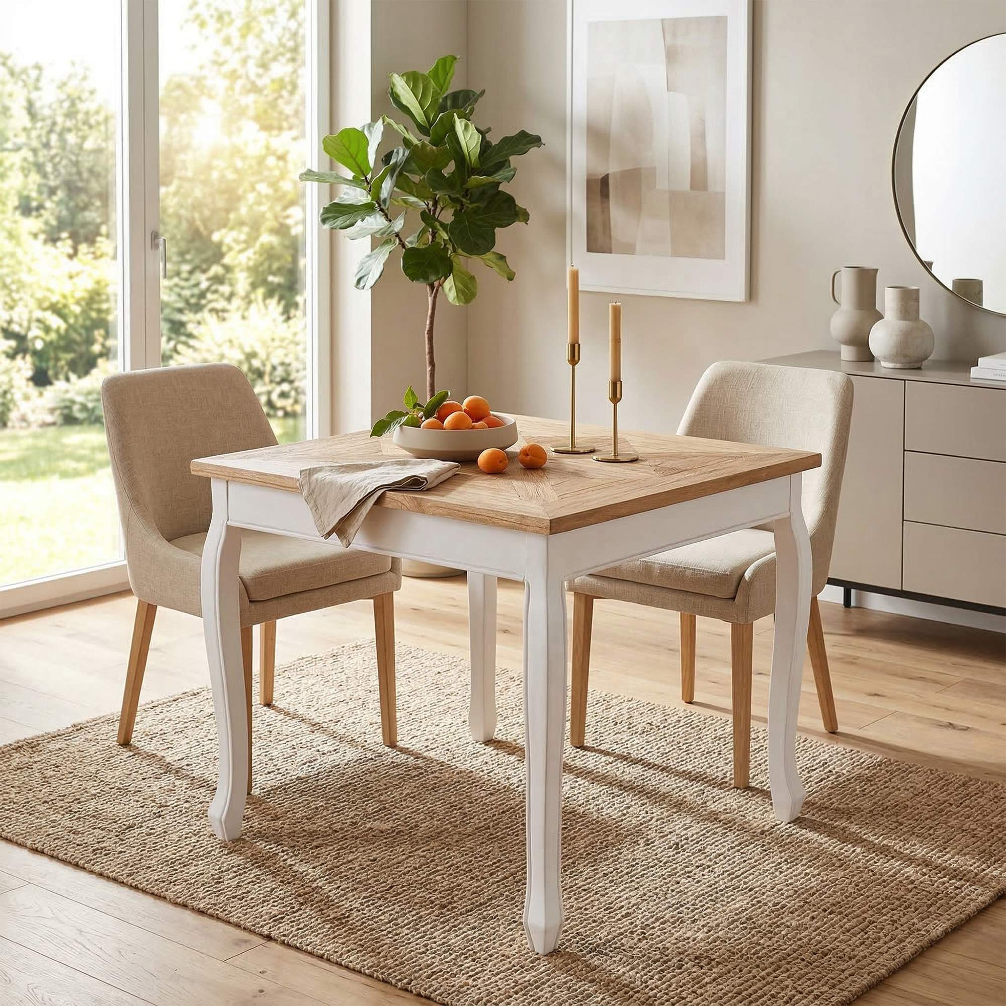 Esstisch Lindon eckig 80x80 cm