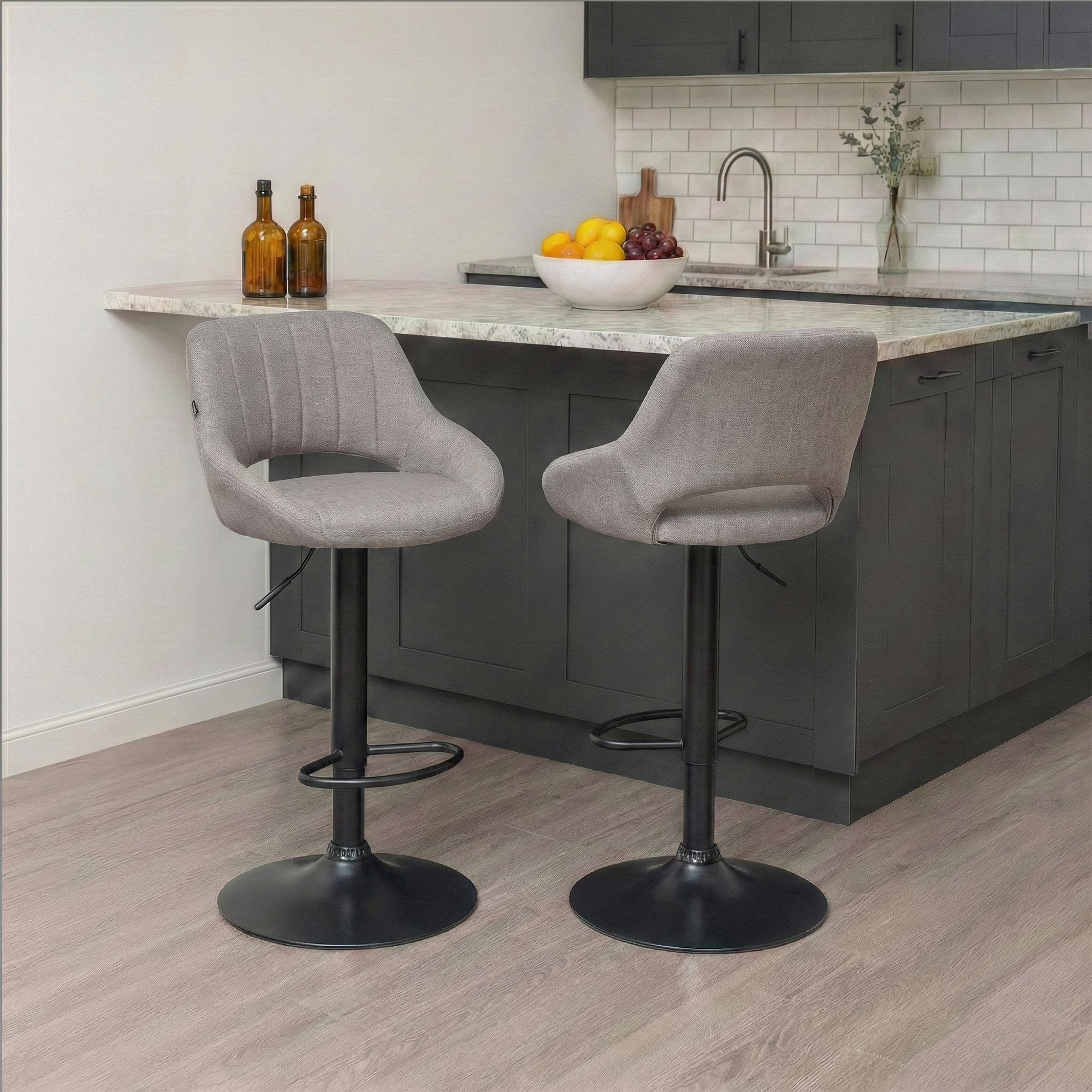 2er Set Barhocker Milet Stoff