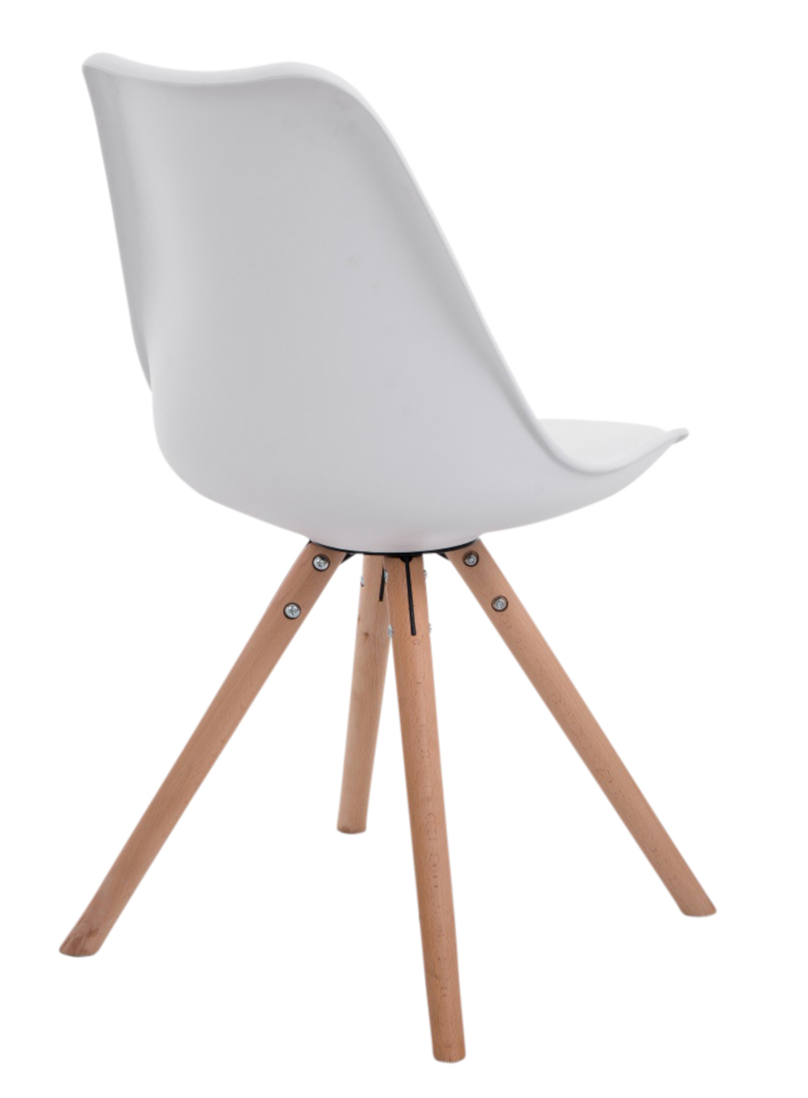 4er Set Stühle Toulouse Kunstleder Rund