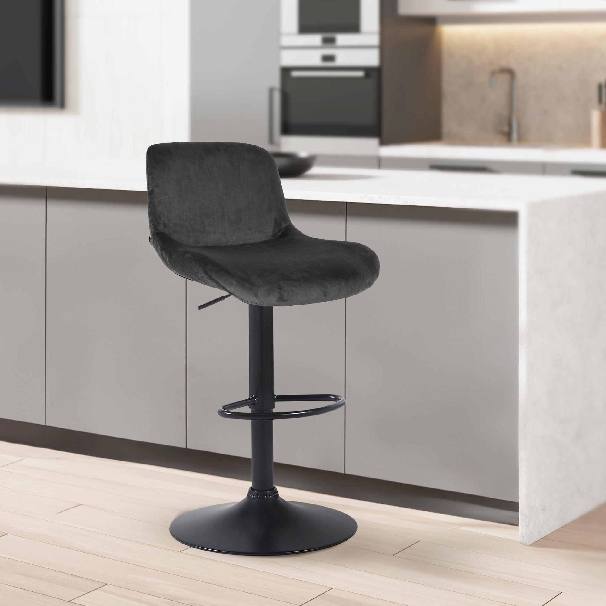 2er Set Barhocker Solon Schwarz