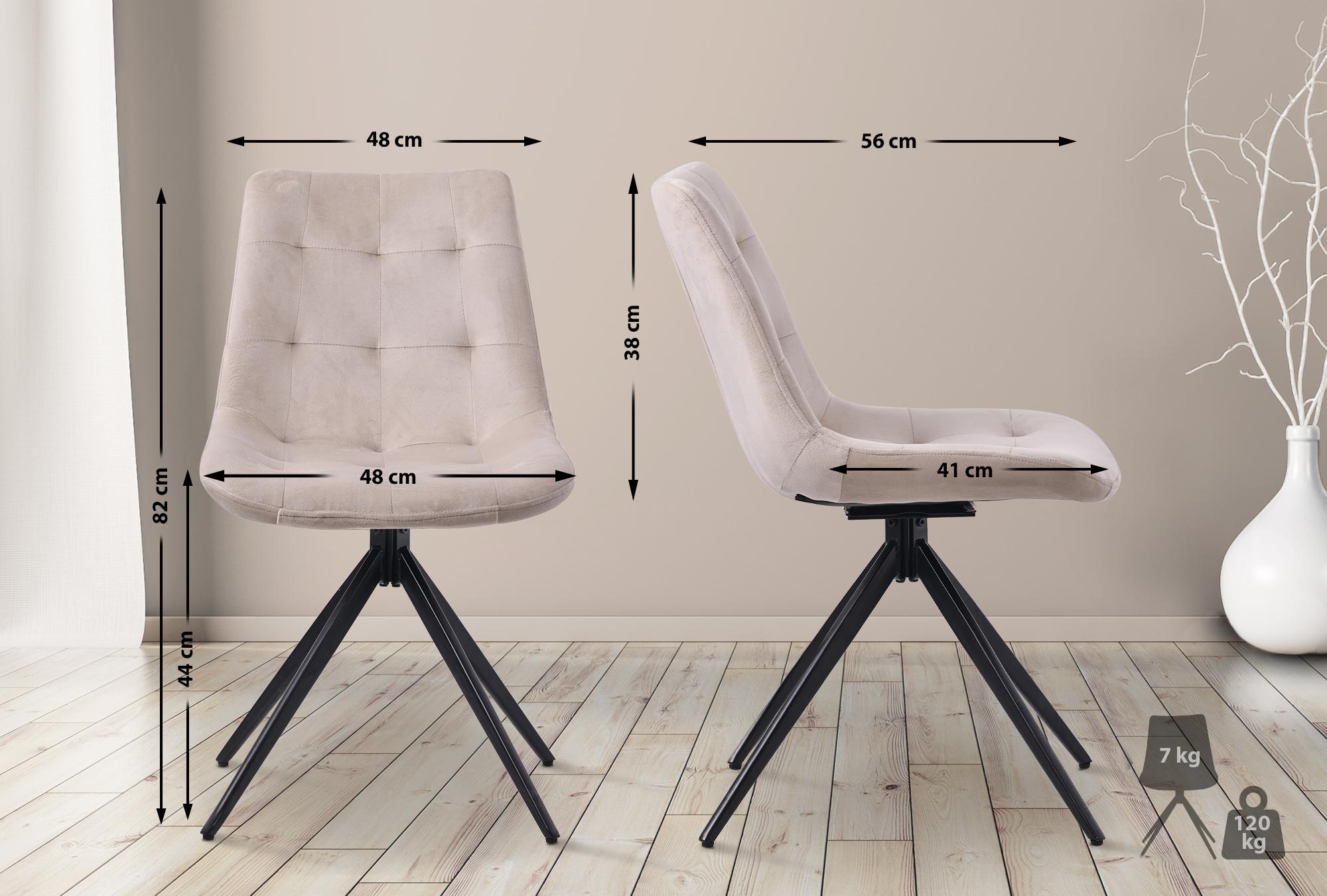 2er Set Esszimmerstuhl Merna