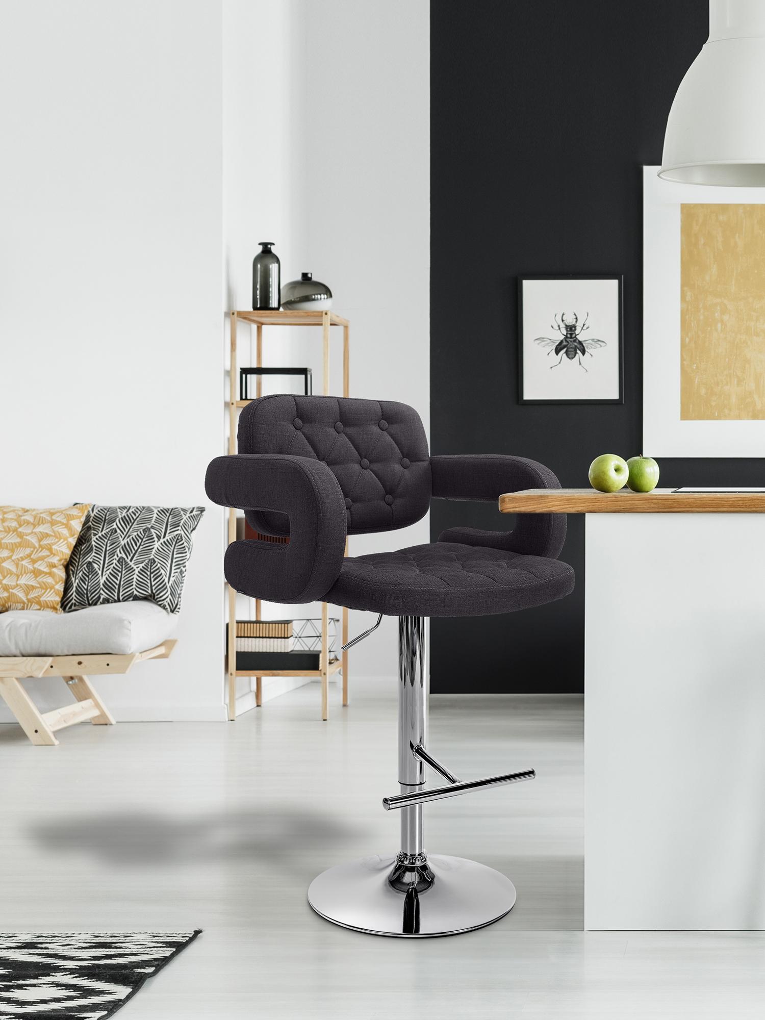 2er Set Barhocker Dublin Stoff