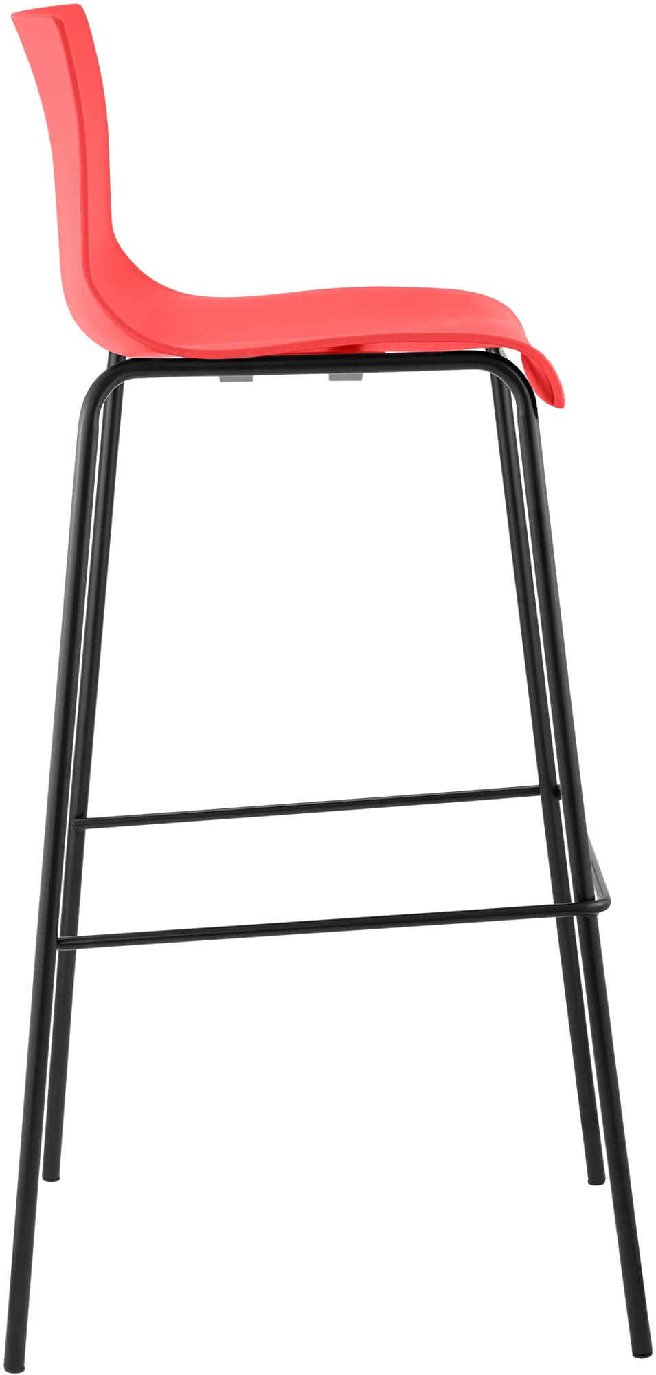 2er Set Barhocker Hover Kunststoff 4-Fuß Gestell