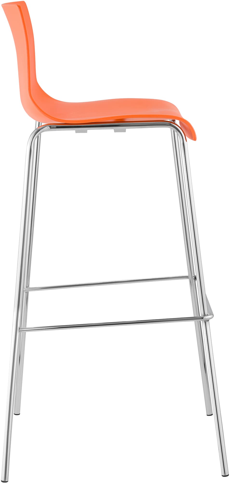 2er Set Barhocker Hover Kunststoff 4-Fuß Gestell