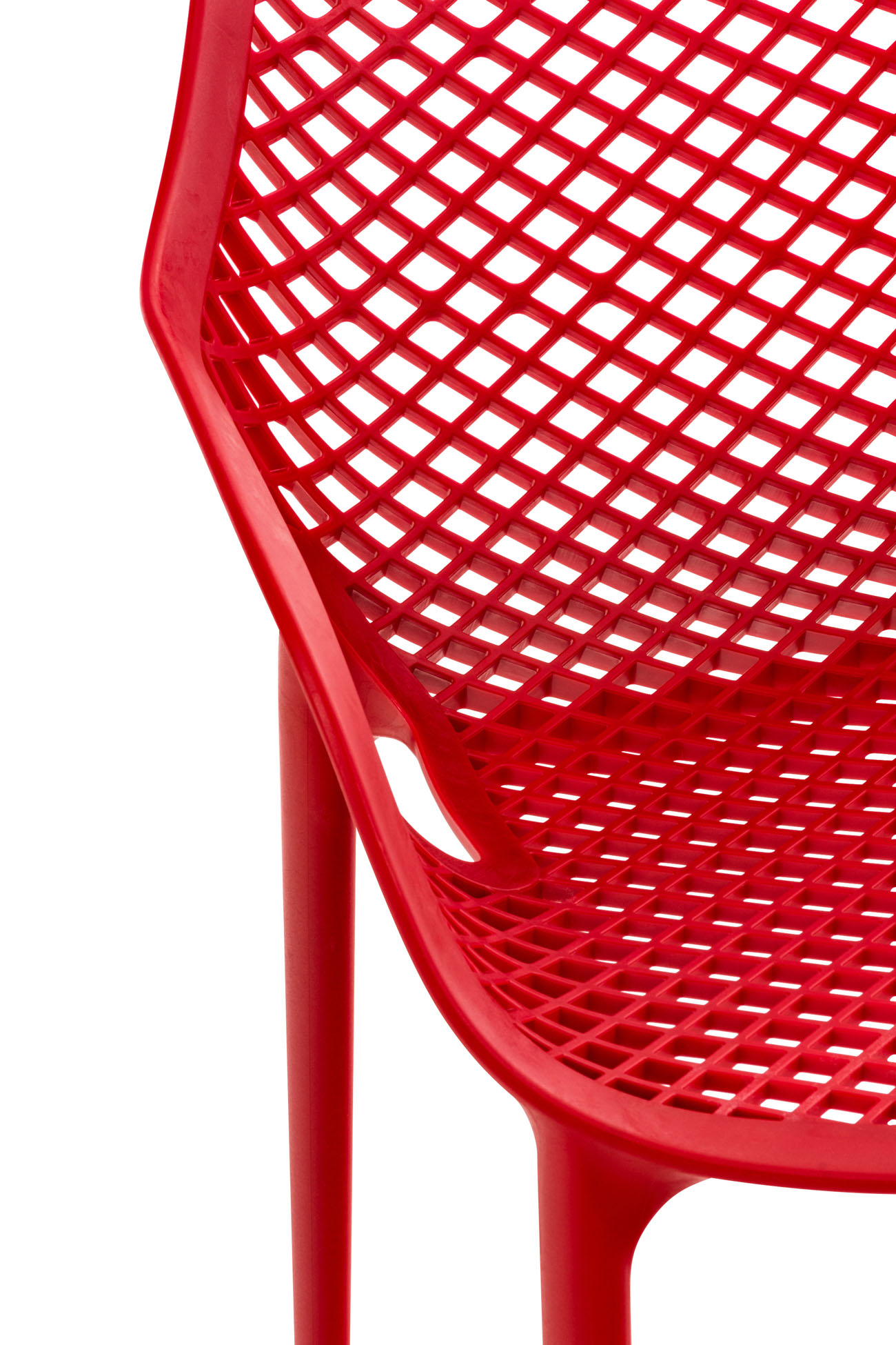 Stapelbarer Stuhl Air XL rot