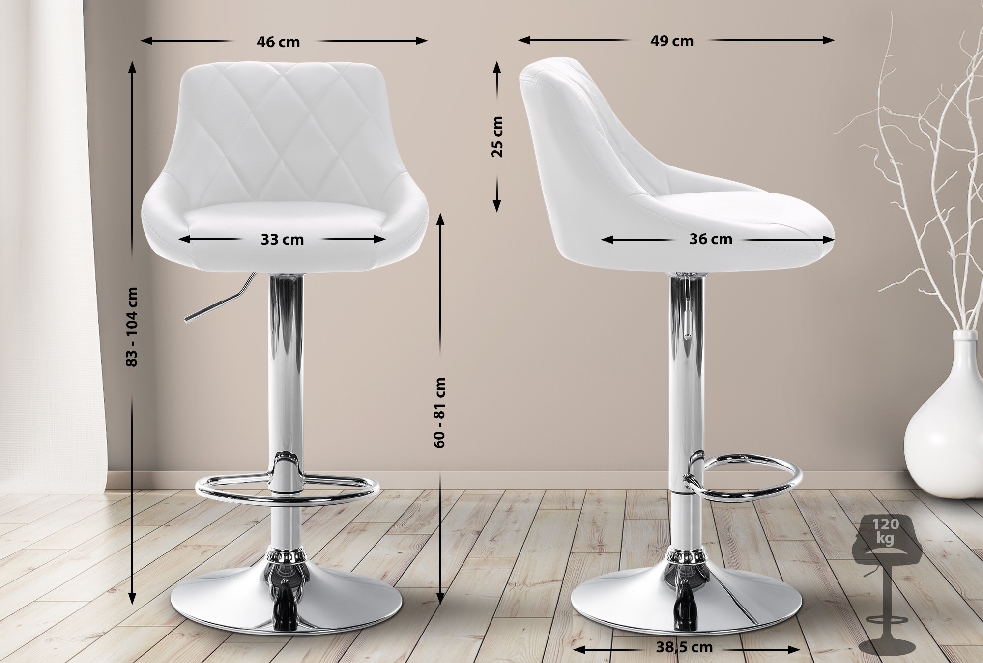 Barhocker Lazio Kunstleder