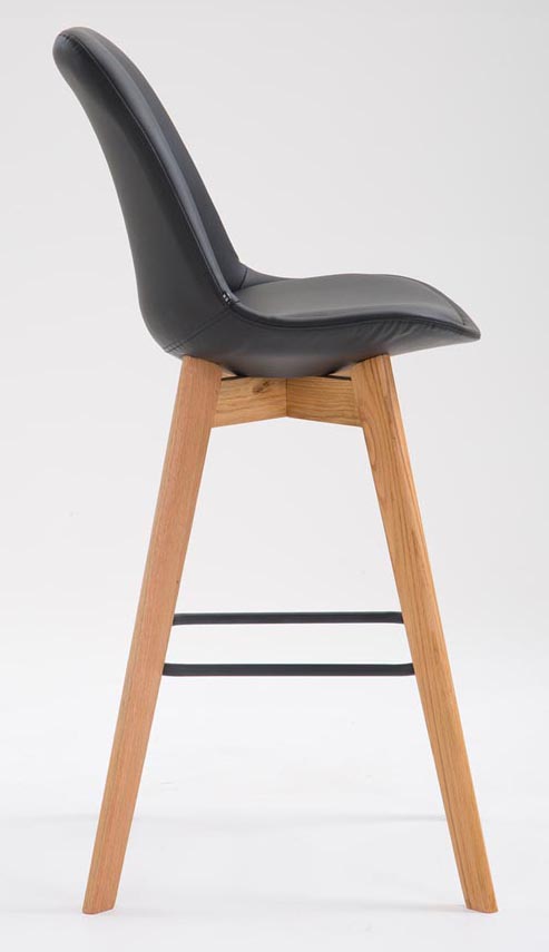 2er Set Barhocker Metz Kunstleder, mit Lehne