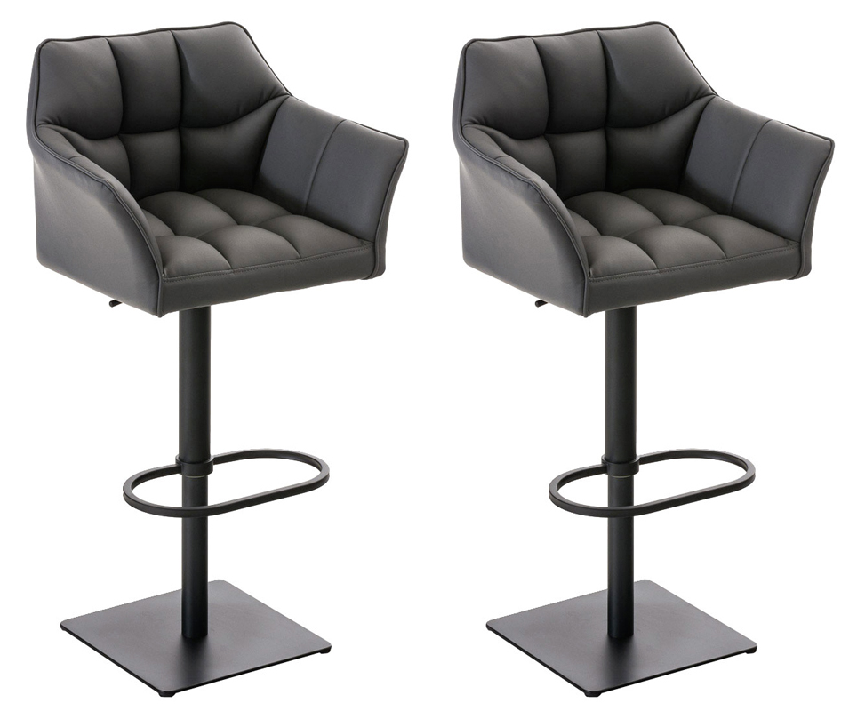 2er Set Barhocker Damaso Kunstleder
