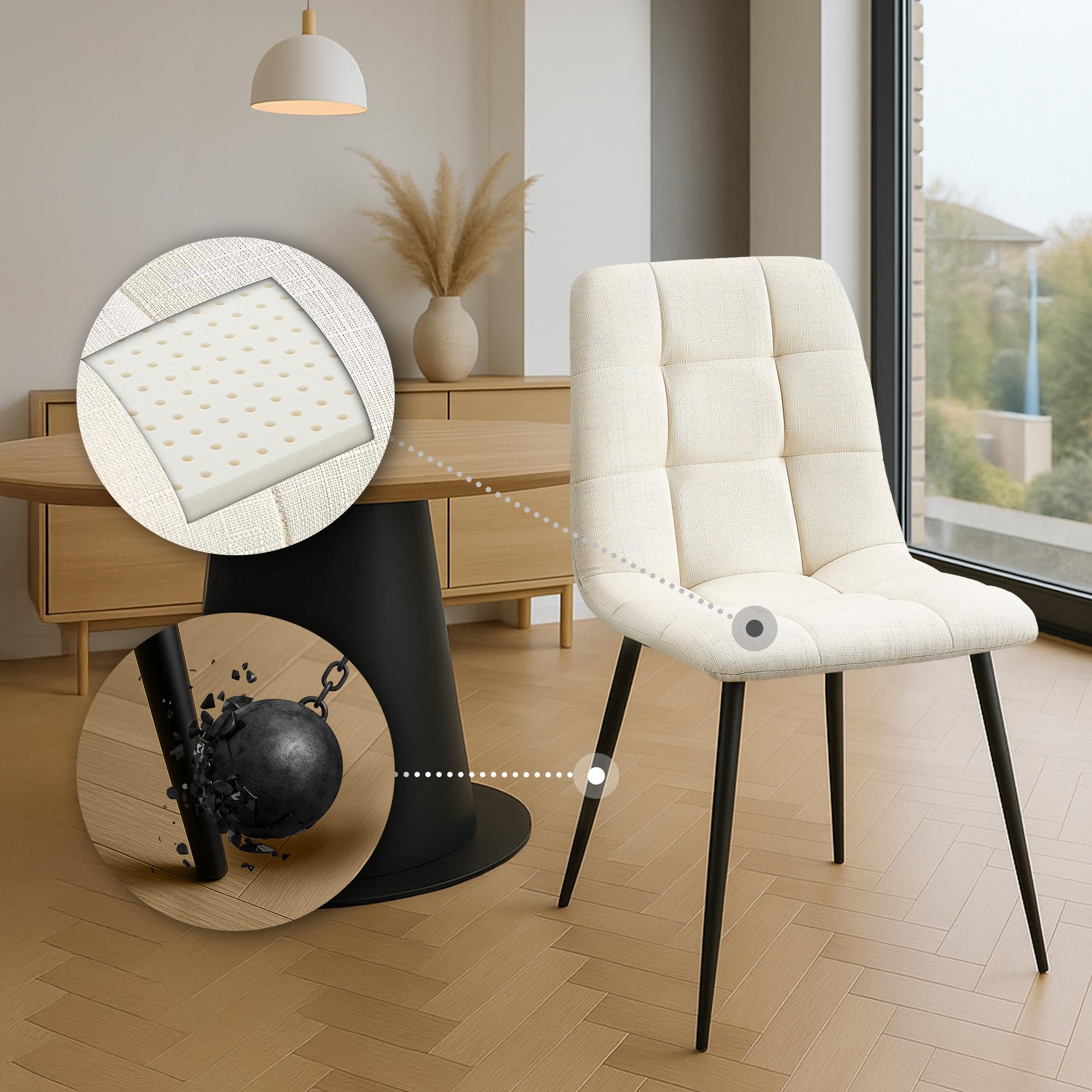 2er Set Esszimmerstuhl Tilde
