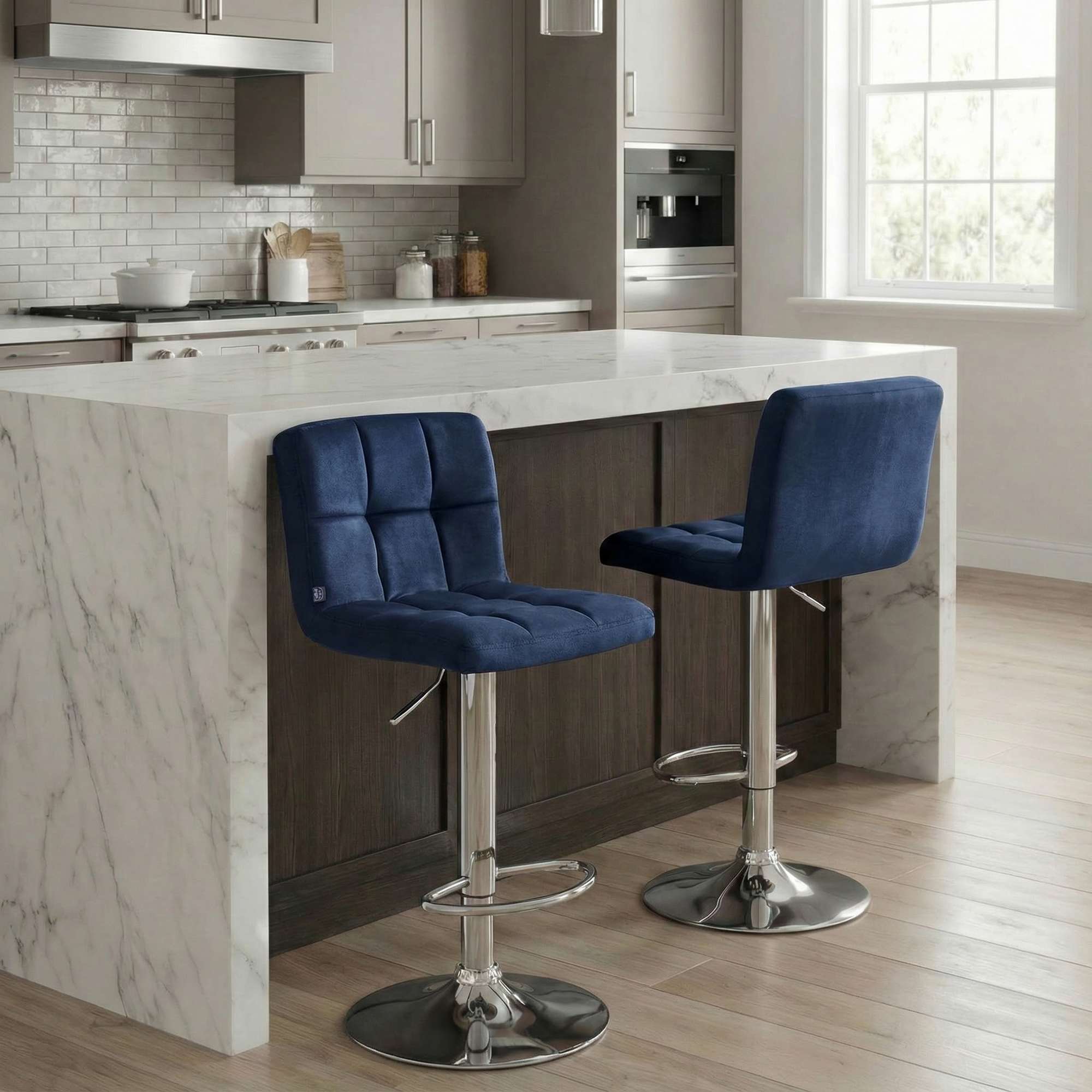 2er Set Barhocker Peru Samt