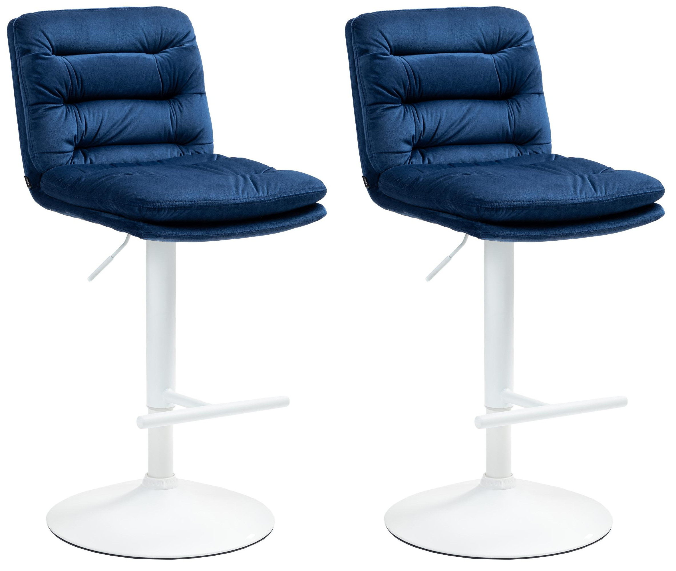 2er Set Barhocker Damar Samt