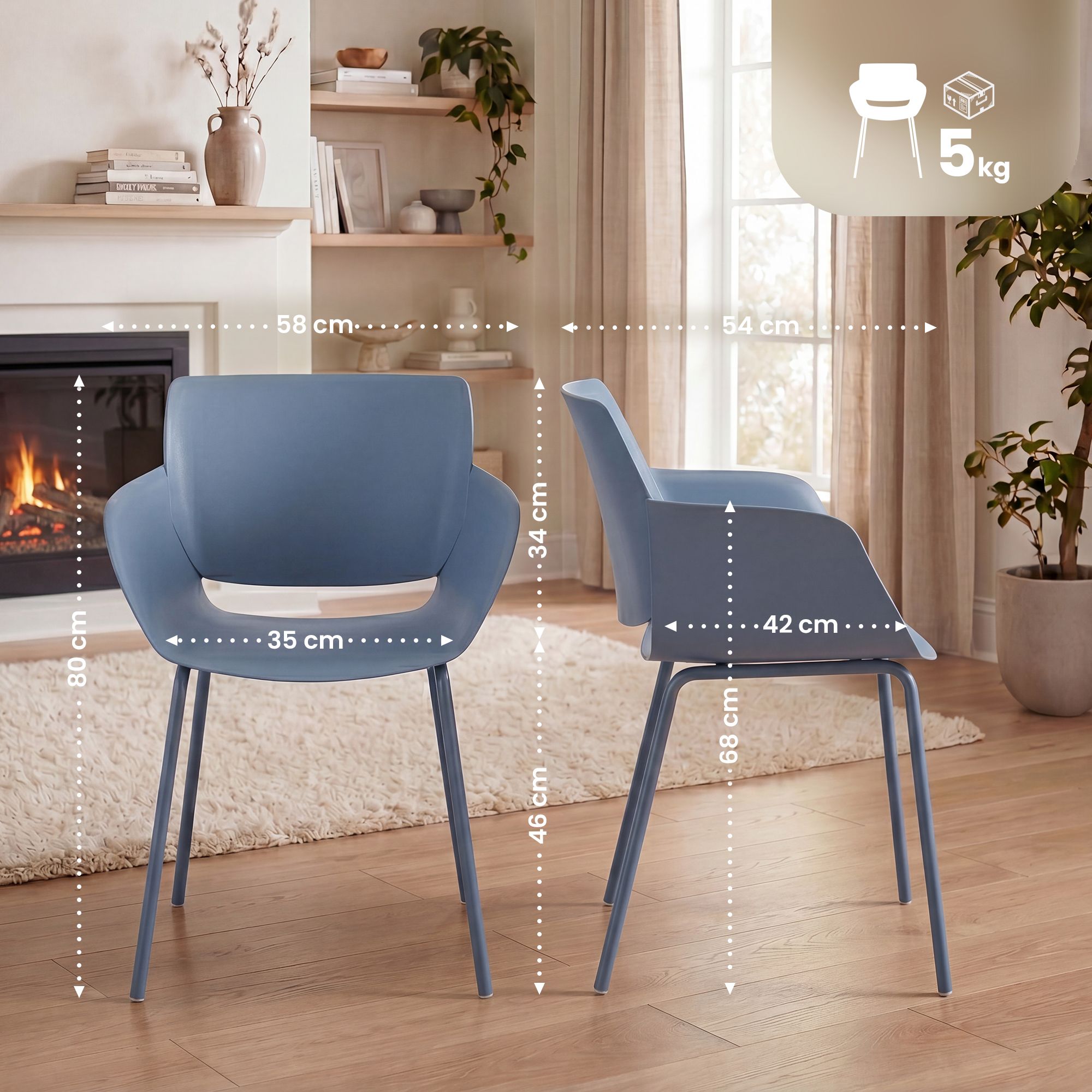 2er Set Gartenstuhl Alpena
