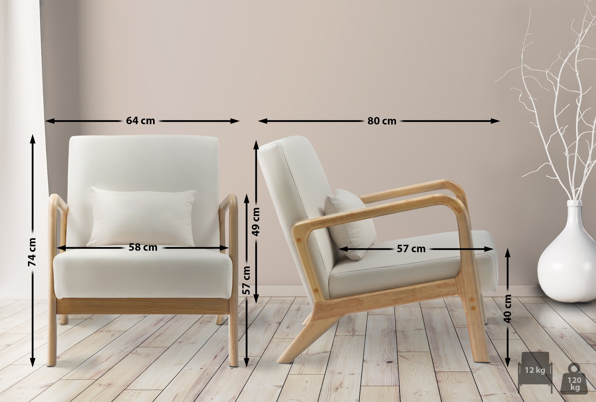 Sessel Hibbing Stoff