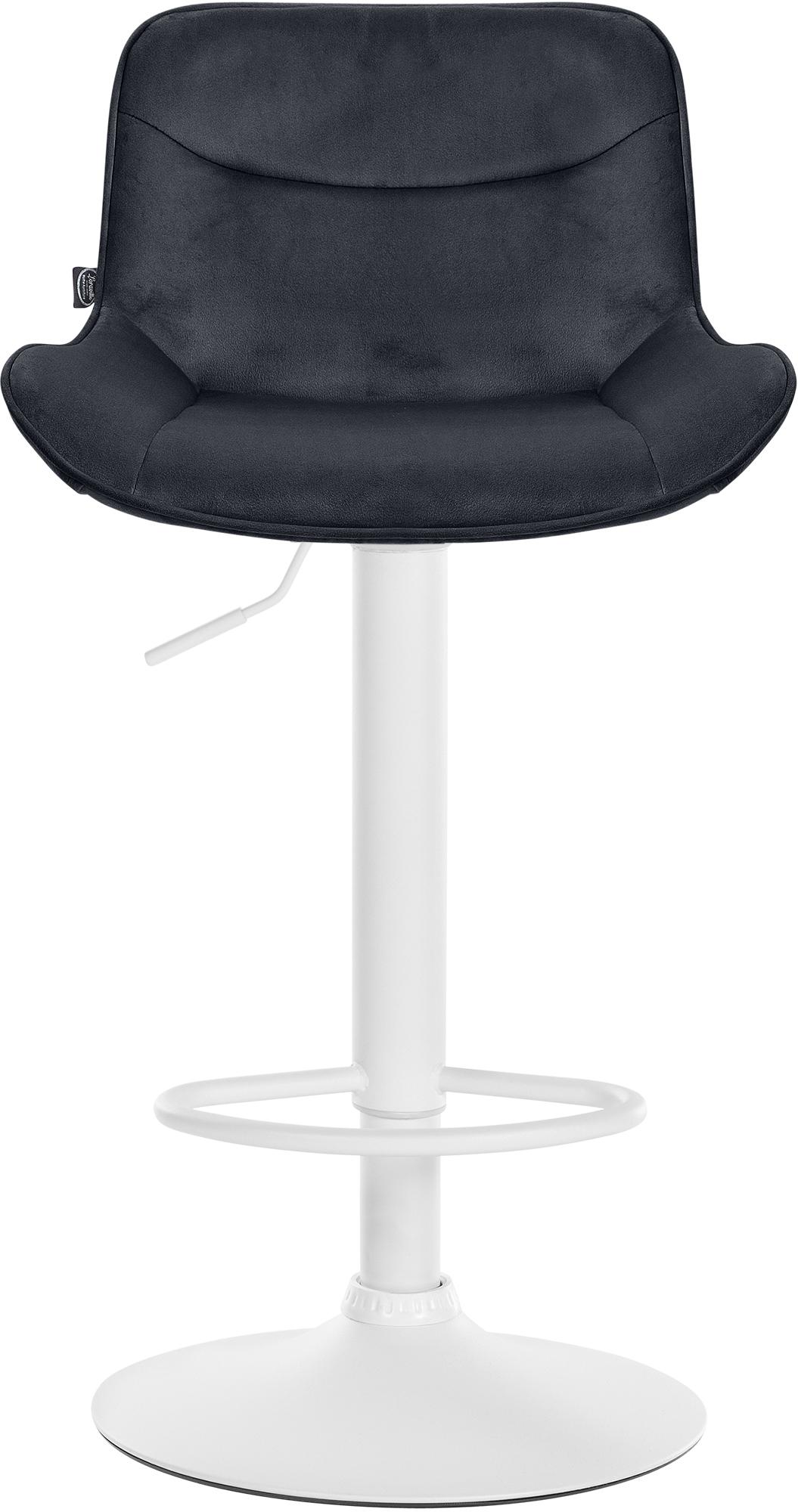 2er Set Barhocker Vonore Samt