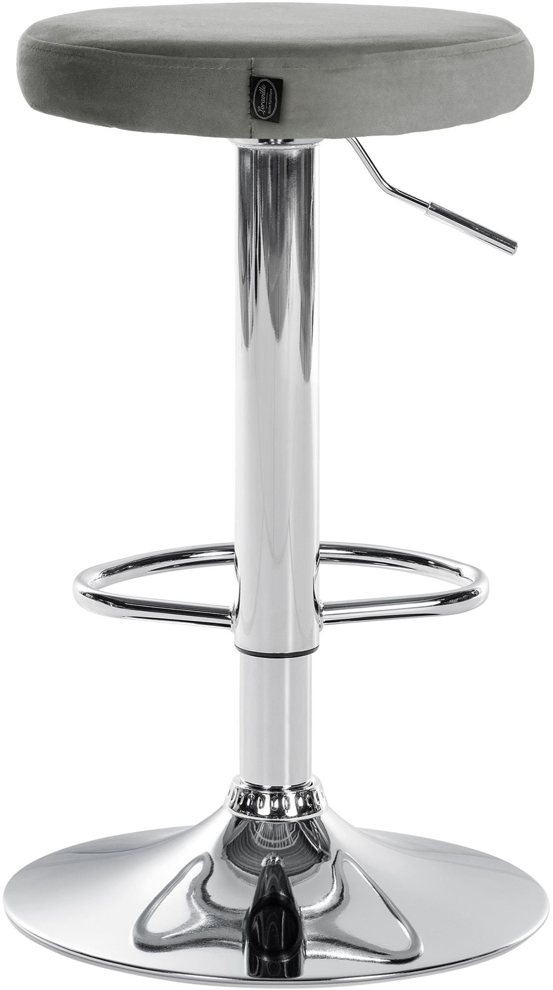 2er Set Barhocker Ponte Samt