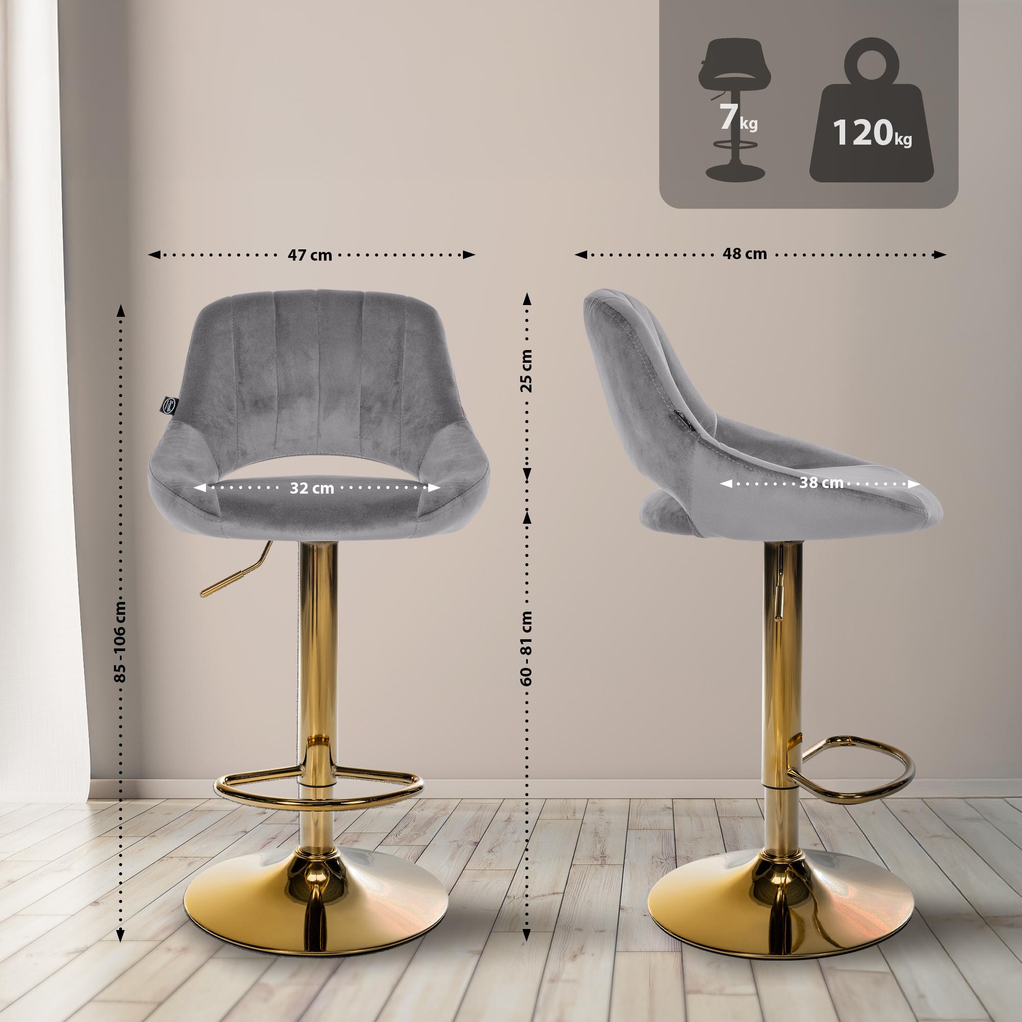 Barhocker Milet Samt