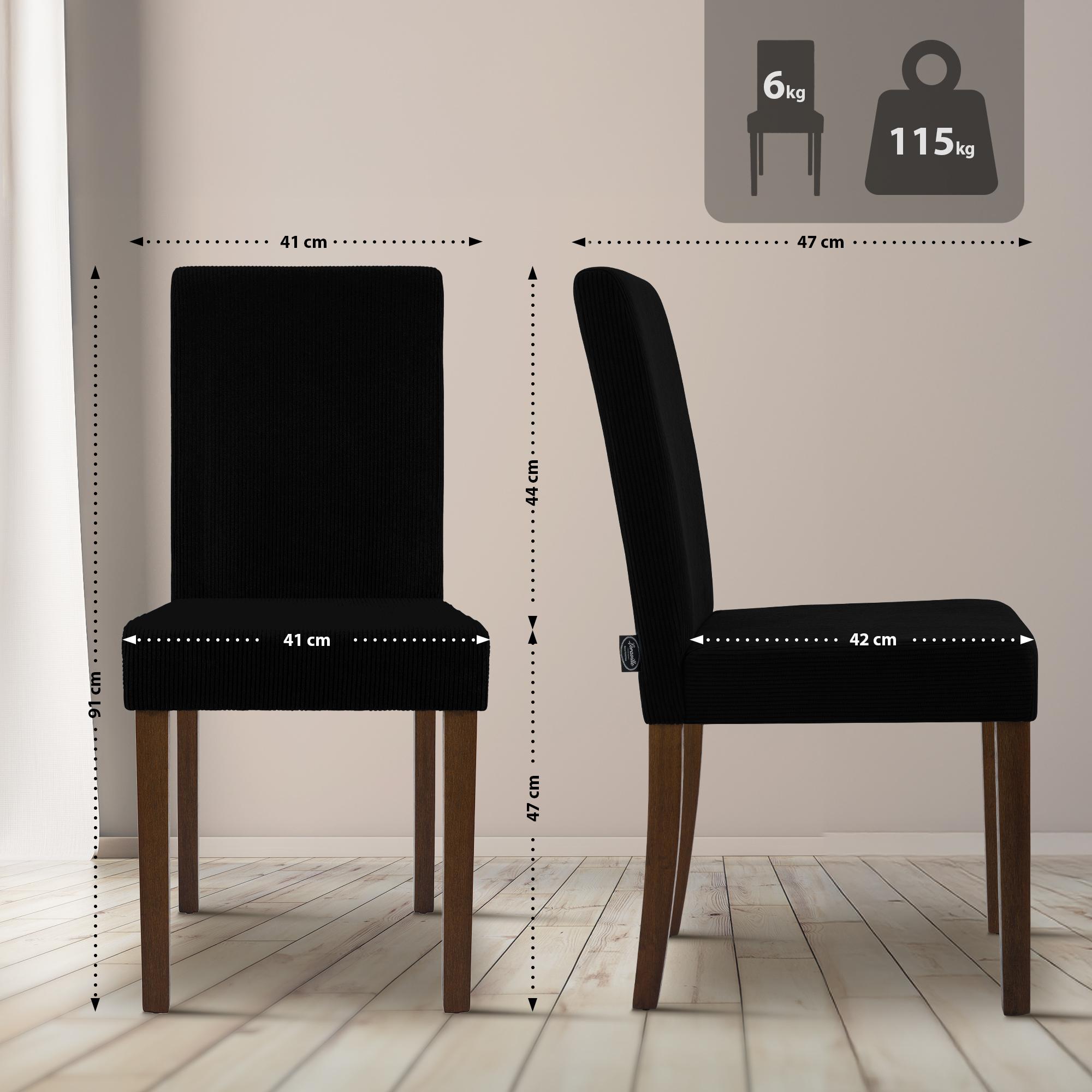 2er Set Esszimmerstuhl Ina Cord