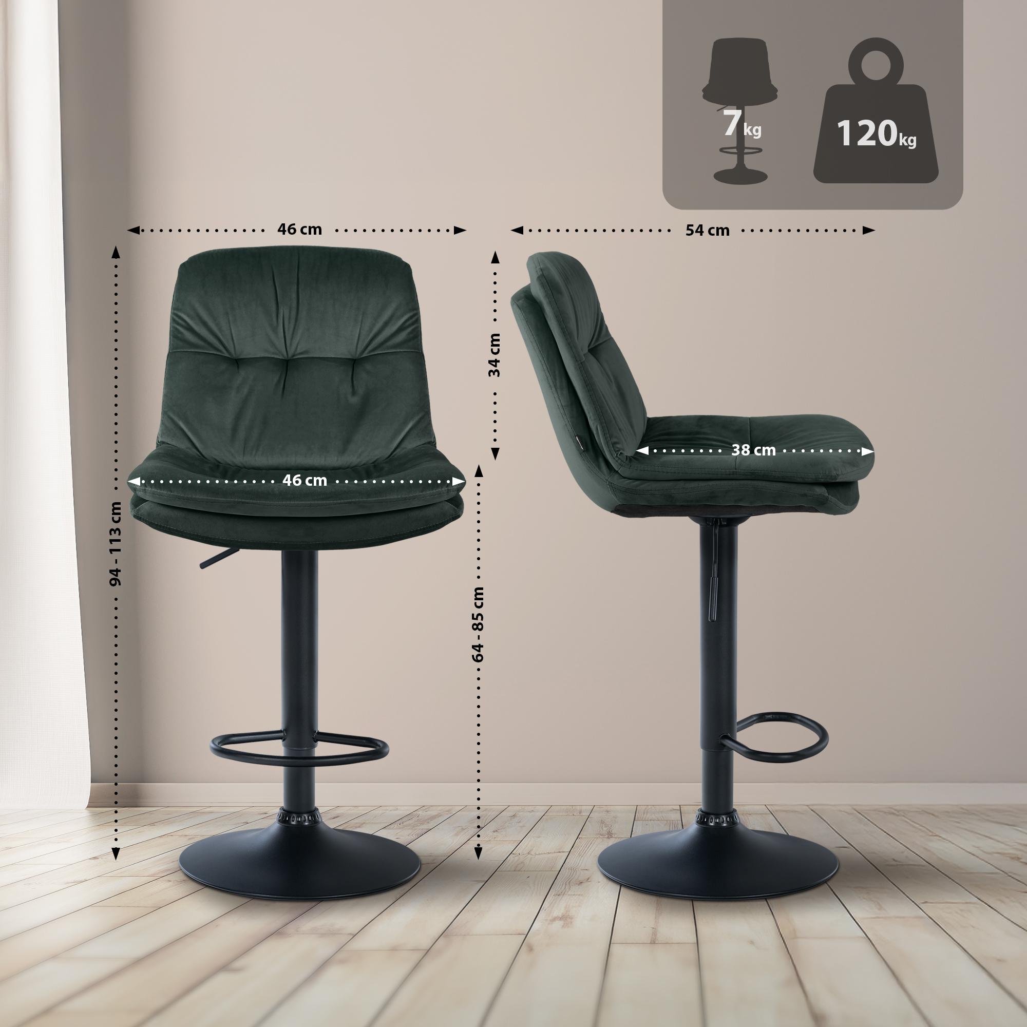 Barhocker Laurel Samt