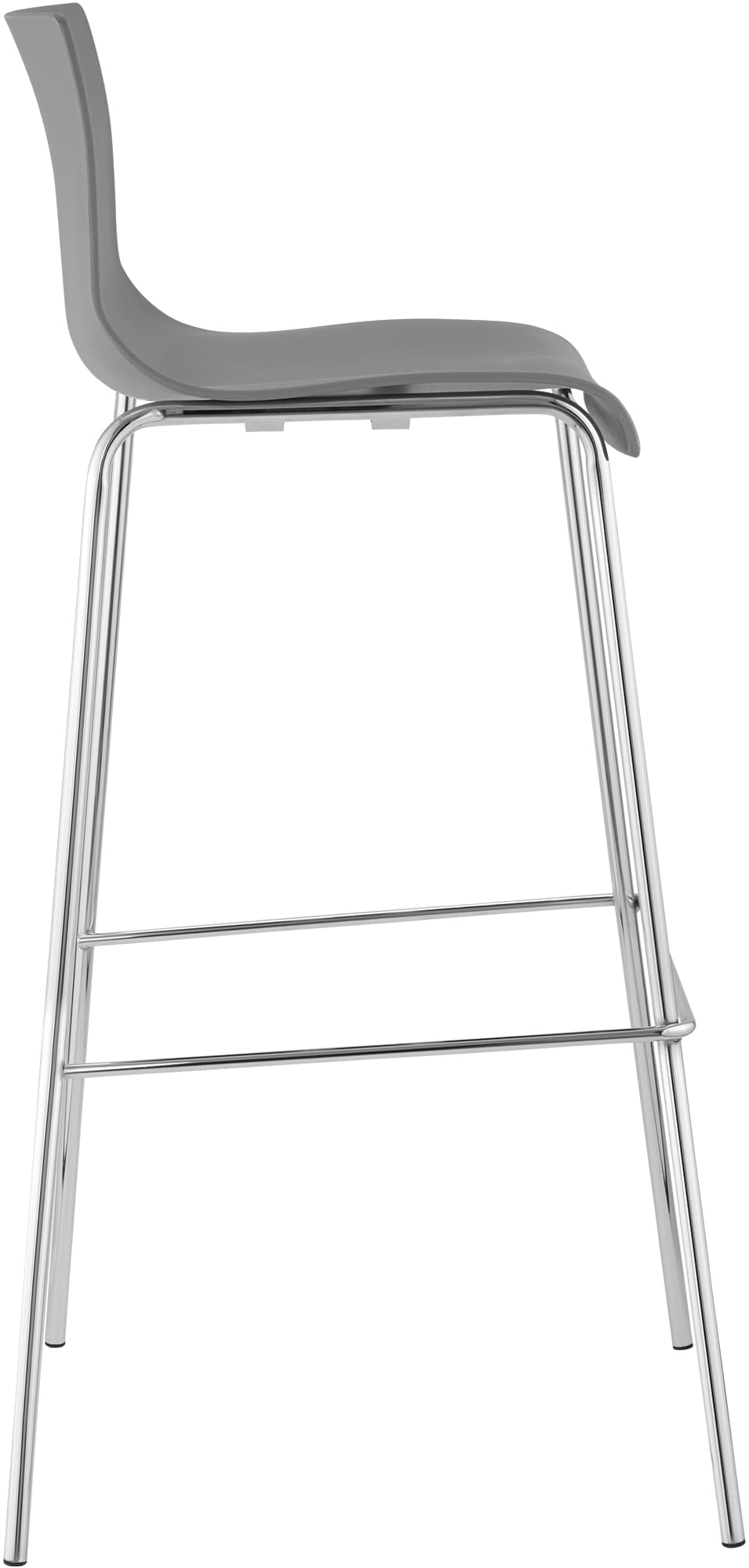 2er Set Barhocker Hover Kunststoff 4-Fuß Gestell