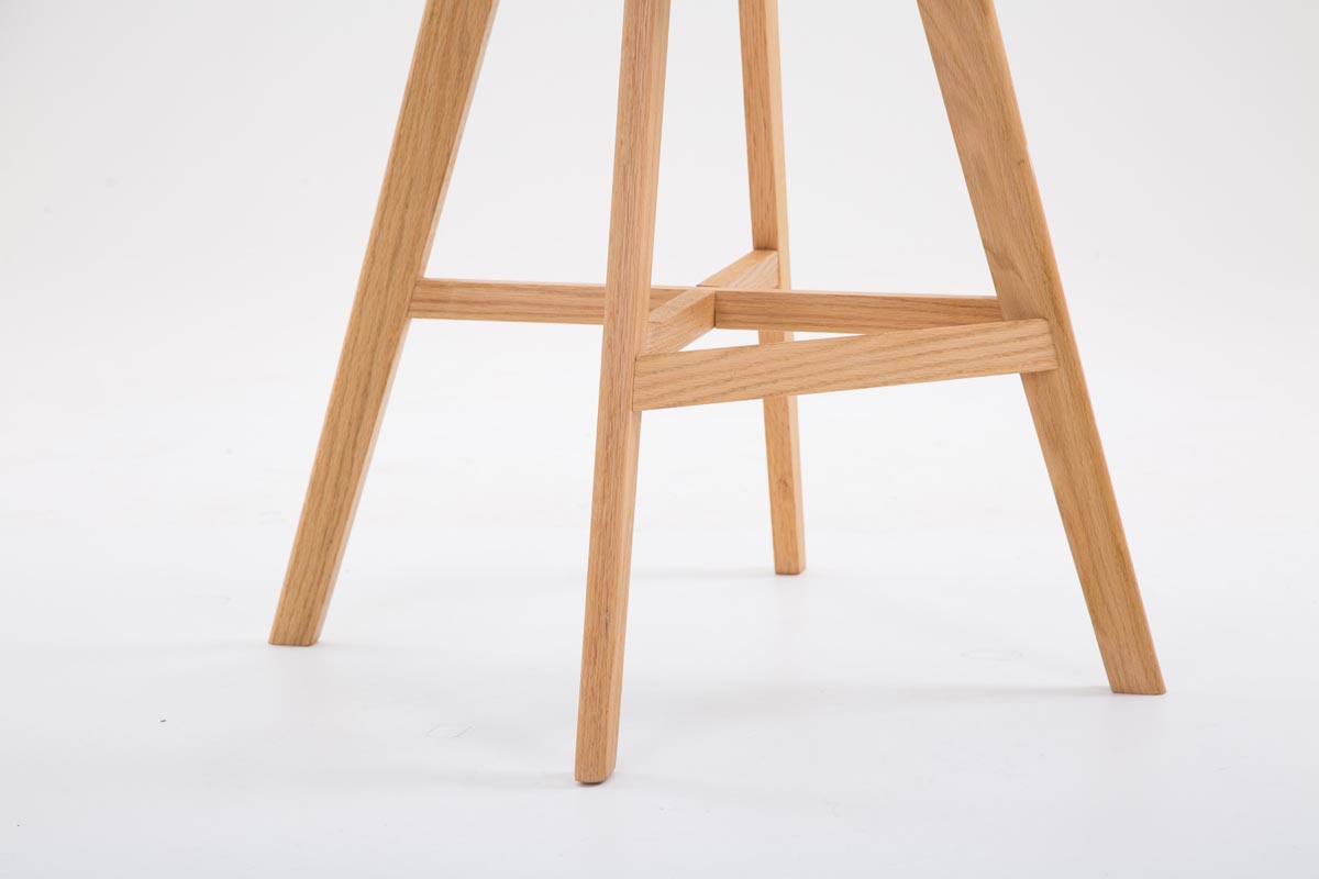 Barhocker Cannes Kunstleder braun natura
