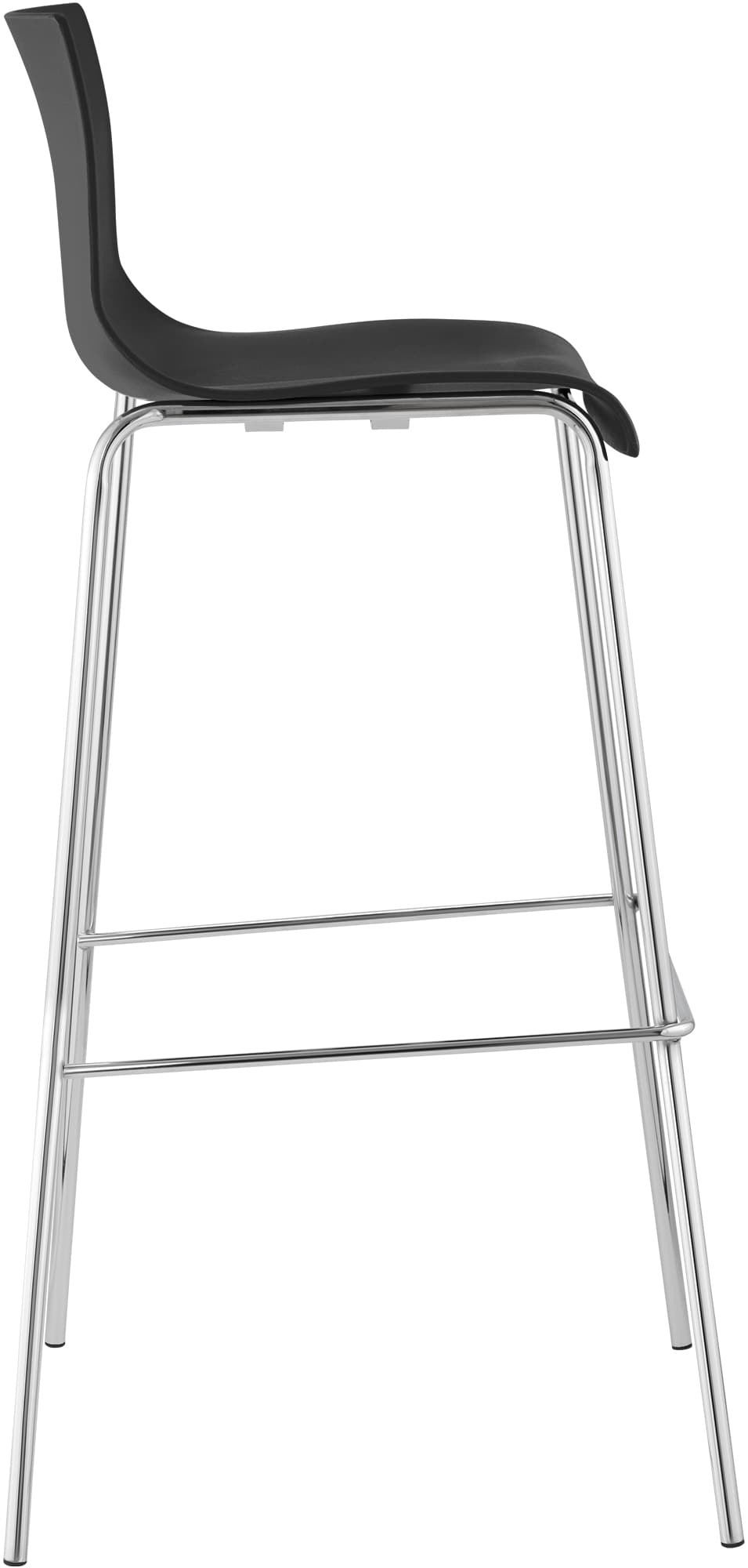 2er Set Barhocker Hover Kunststoff 4-Fuß Gestell