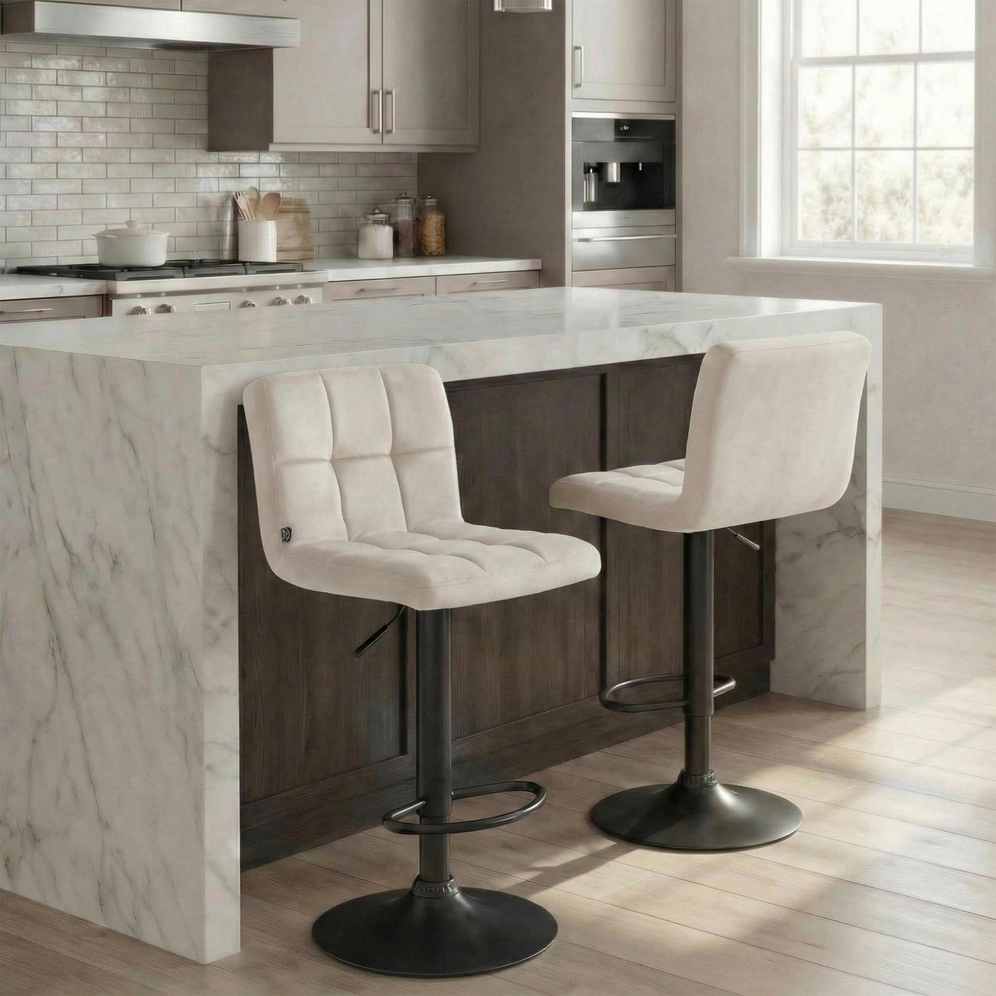 2er Set Barhocker Peru Samt