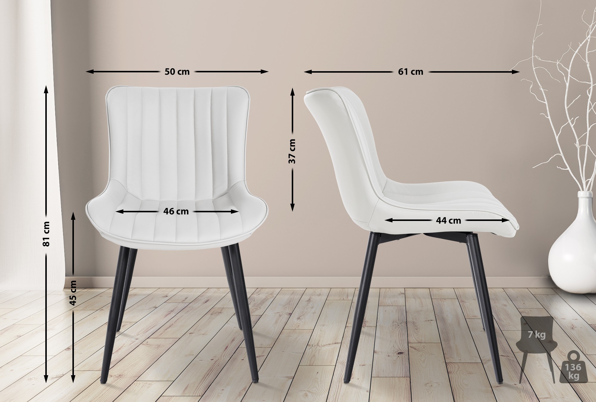 2er Set Stühle Largo