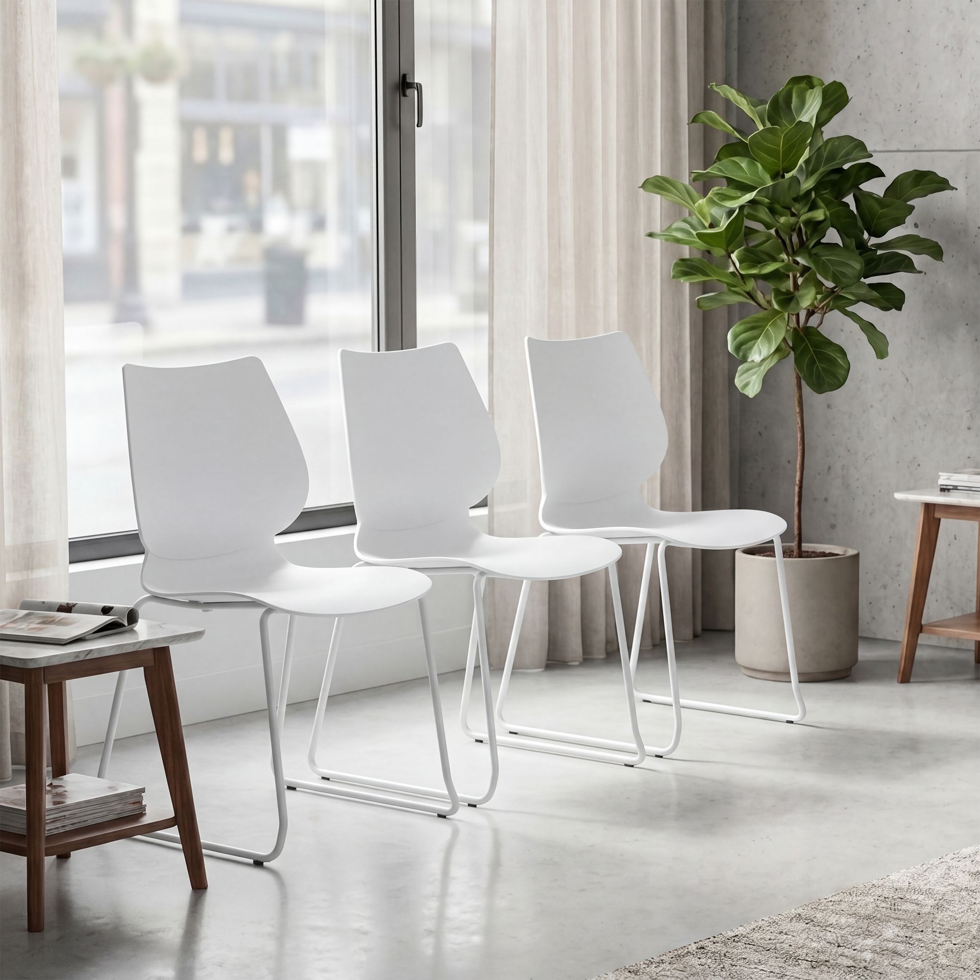 2er Set Stapelstühle Houma