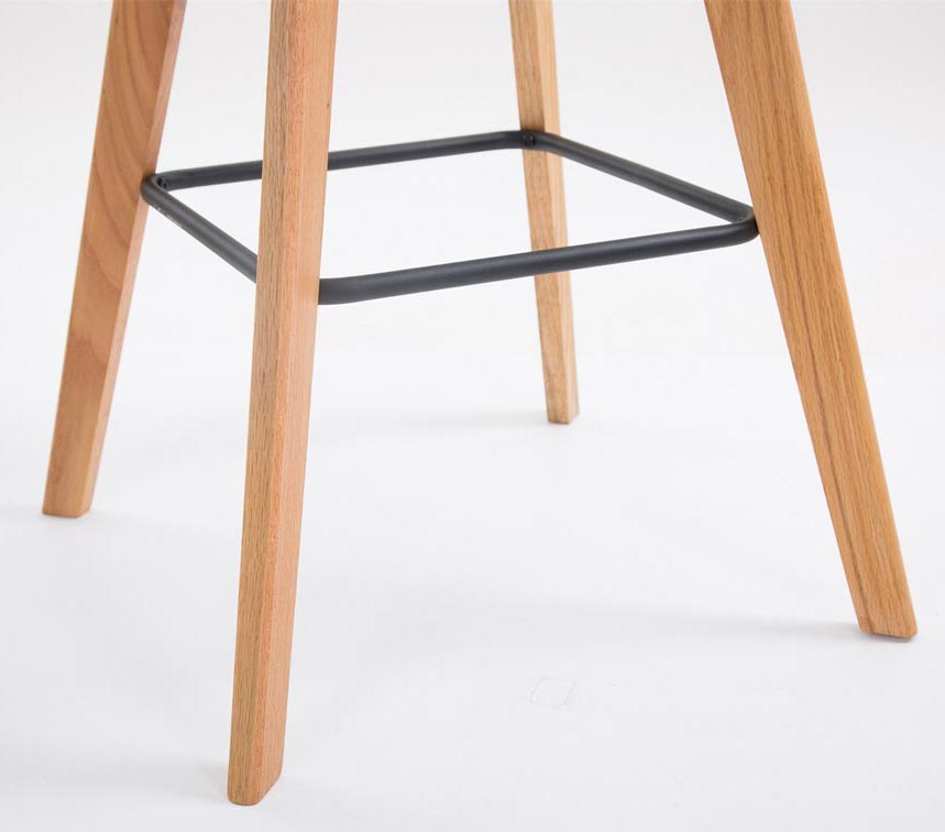 2er Set Barhocker Metz Kunststoff, mit Lehne