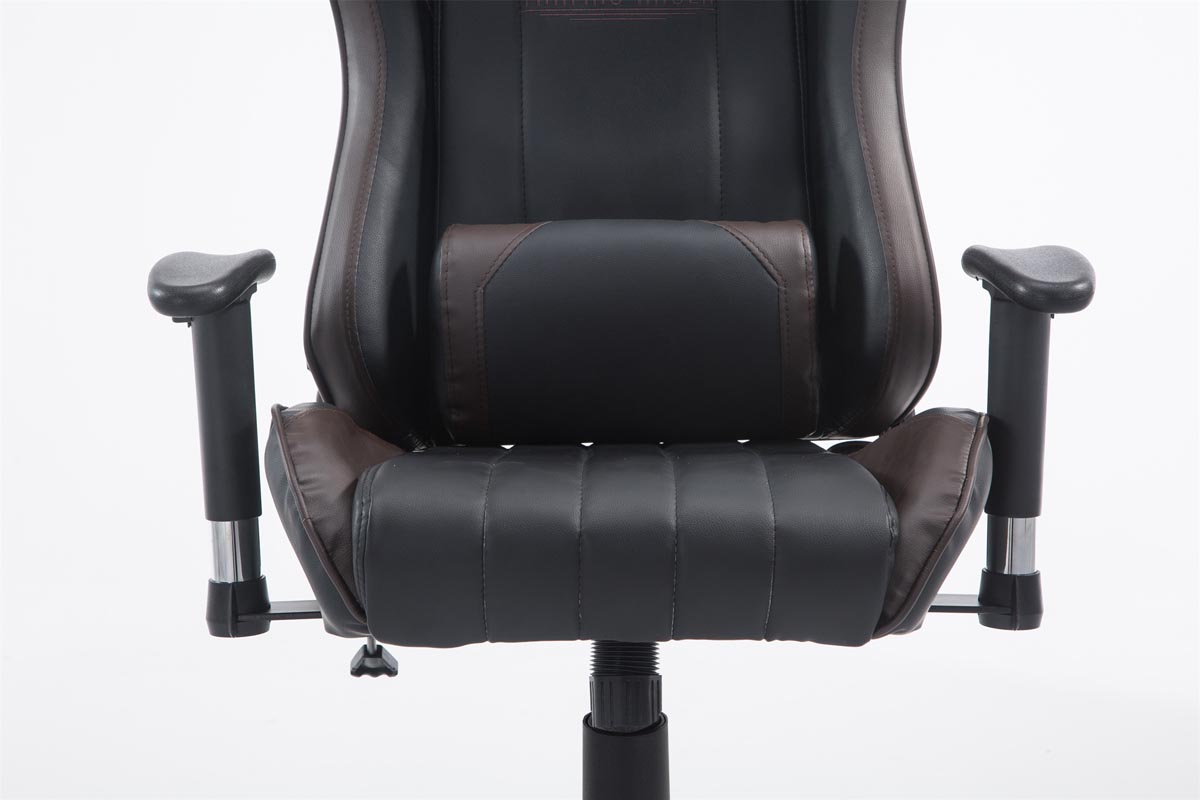 Racing Gaming Bürostuhl XL Shift Kunstleder mit/ohne Fußablage schwarz/braun ohne Fußablage