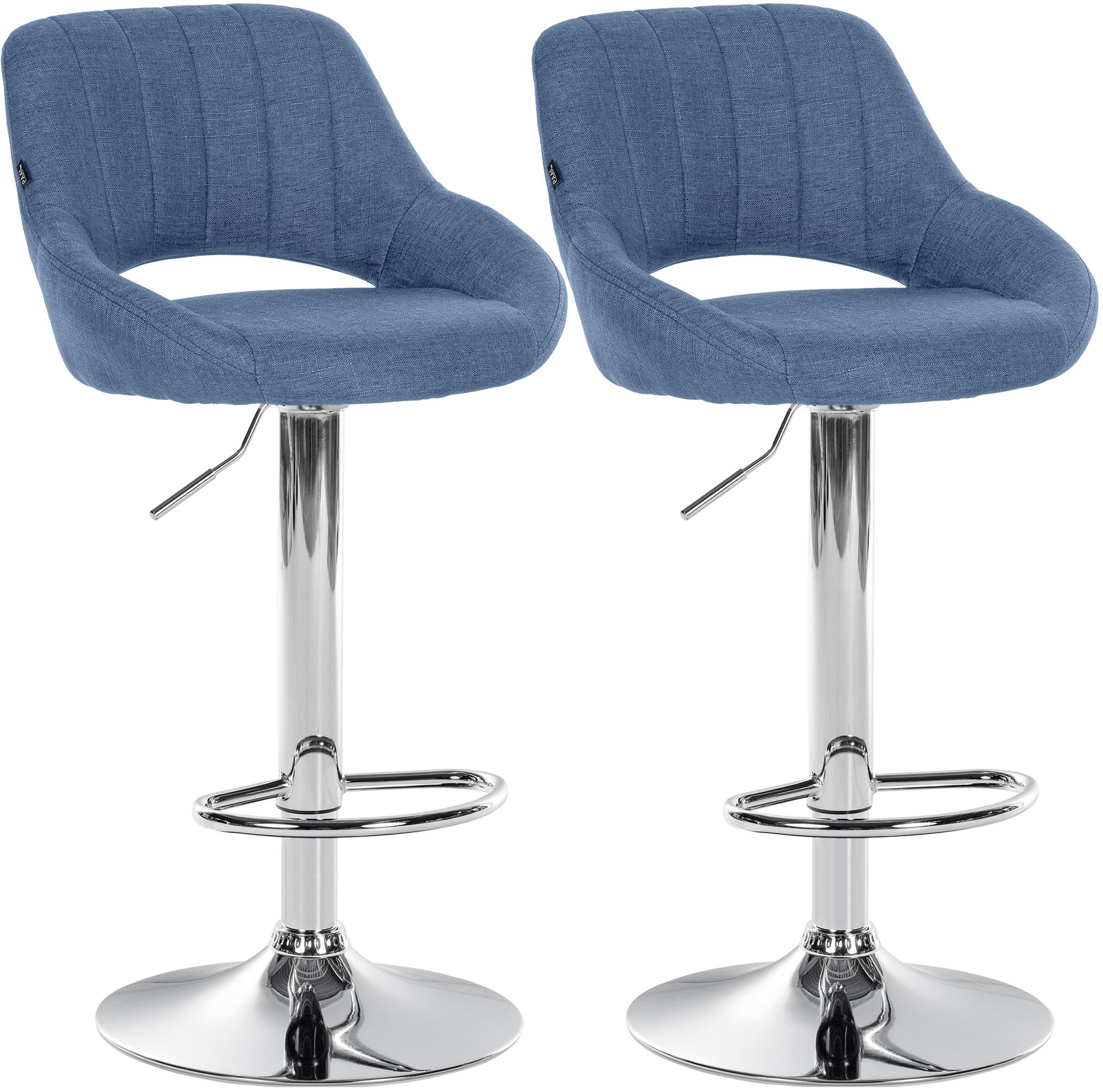 2er Set Barhocker Milet Stoff