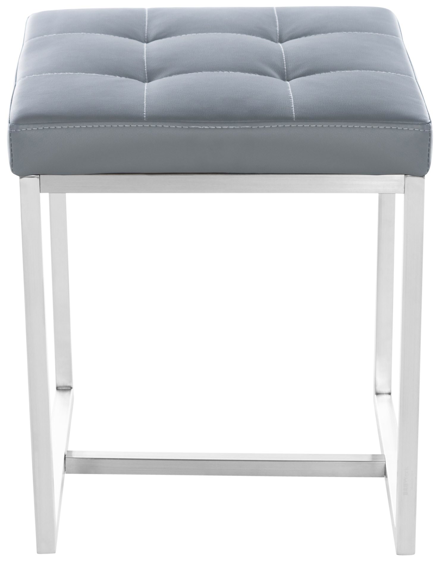 2er Set Edelstahl Sitzhocker Barci