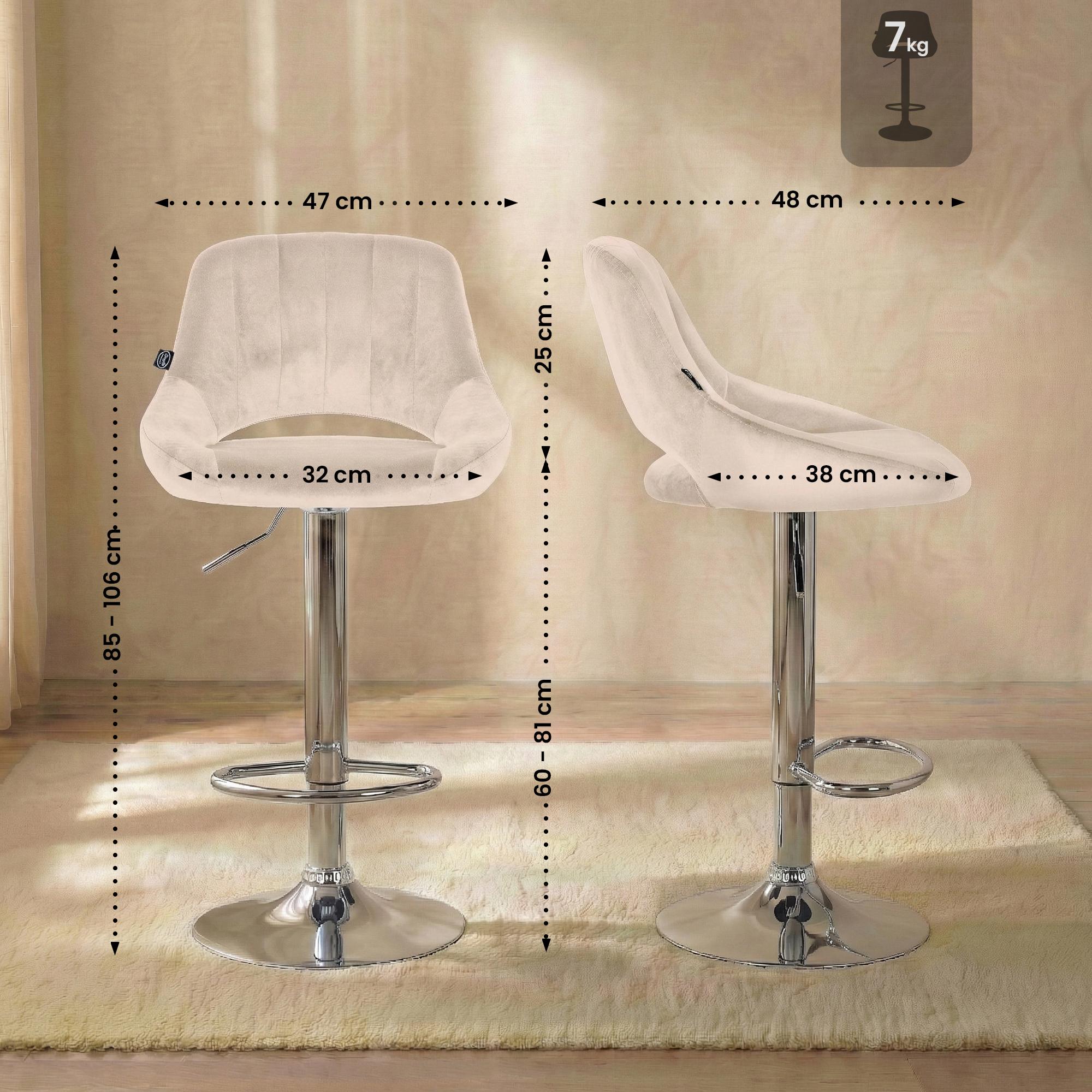 Barhocker Milet Samt