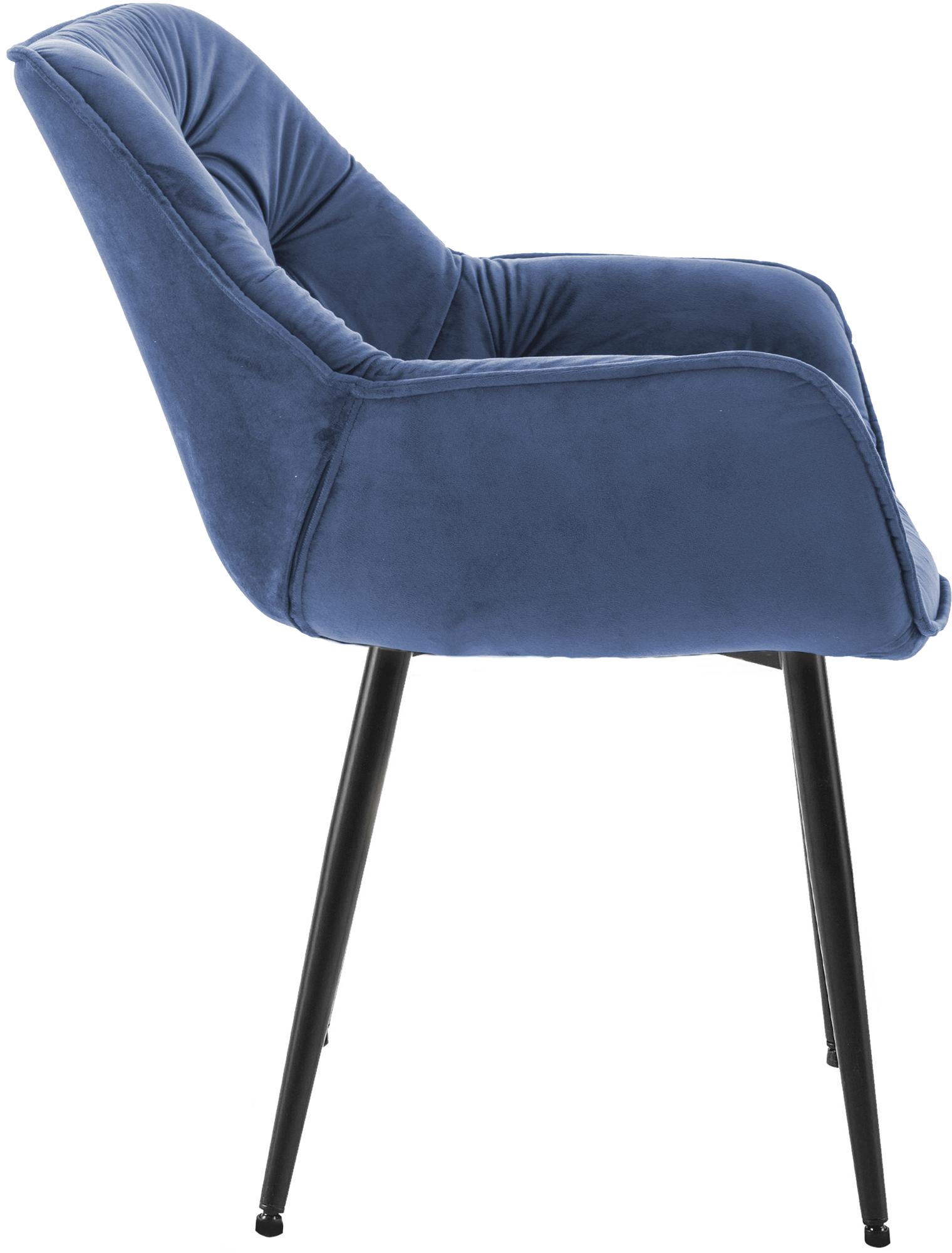 4er Set Stuhl Tanna Samt