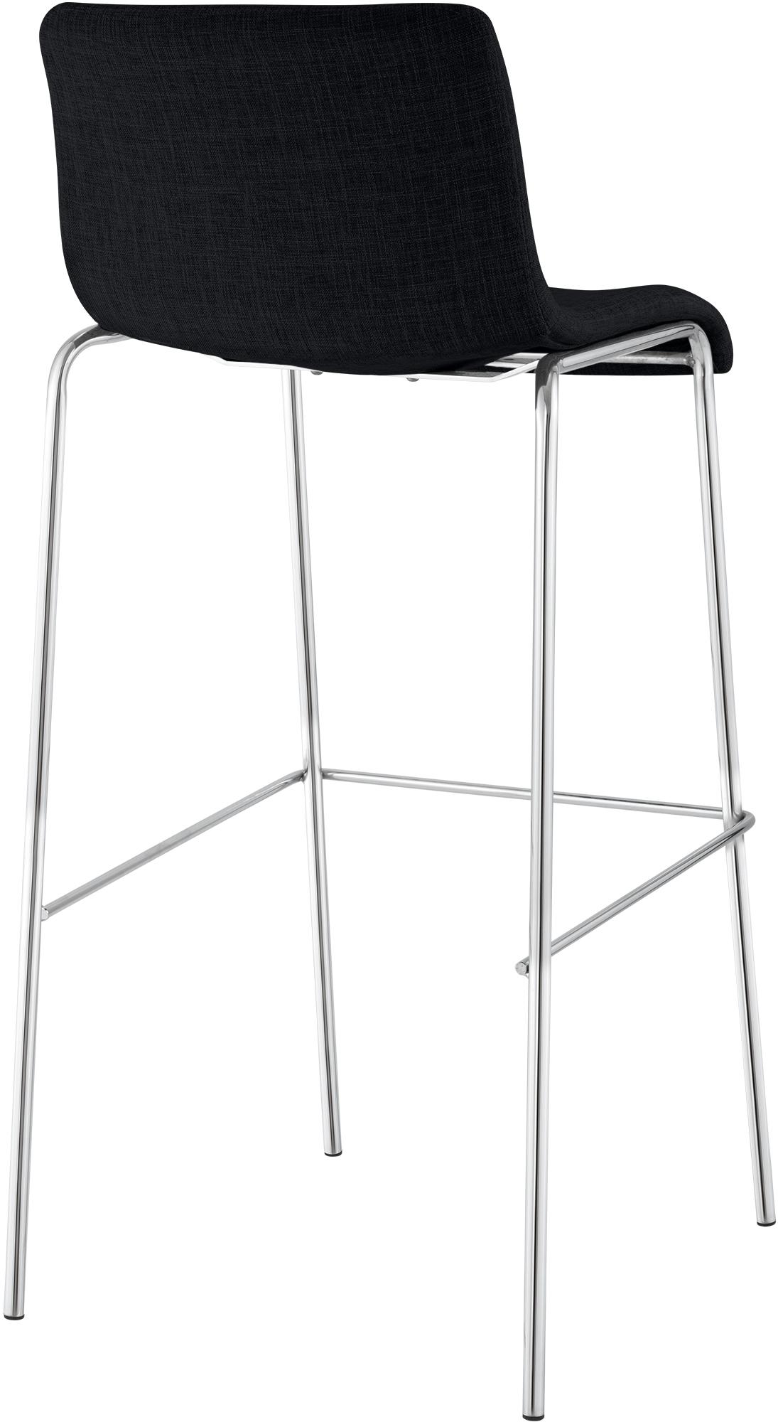 2er Set Barhocker Hover Stoff Vierfußgestell