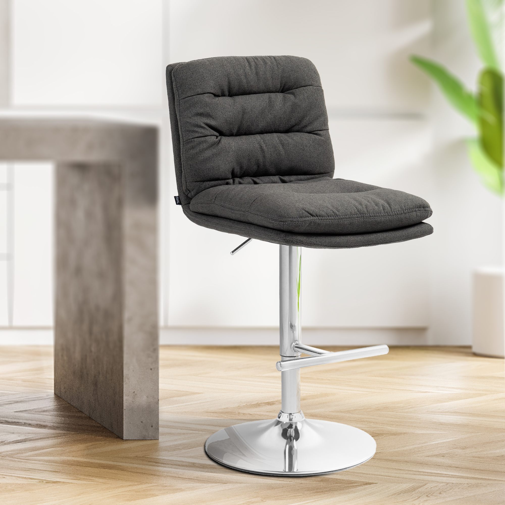 2er Set Barhocker Damar Stoff