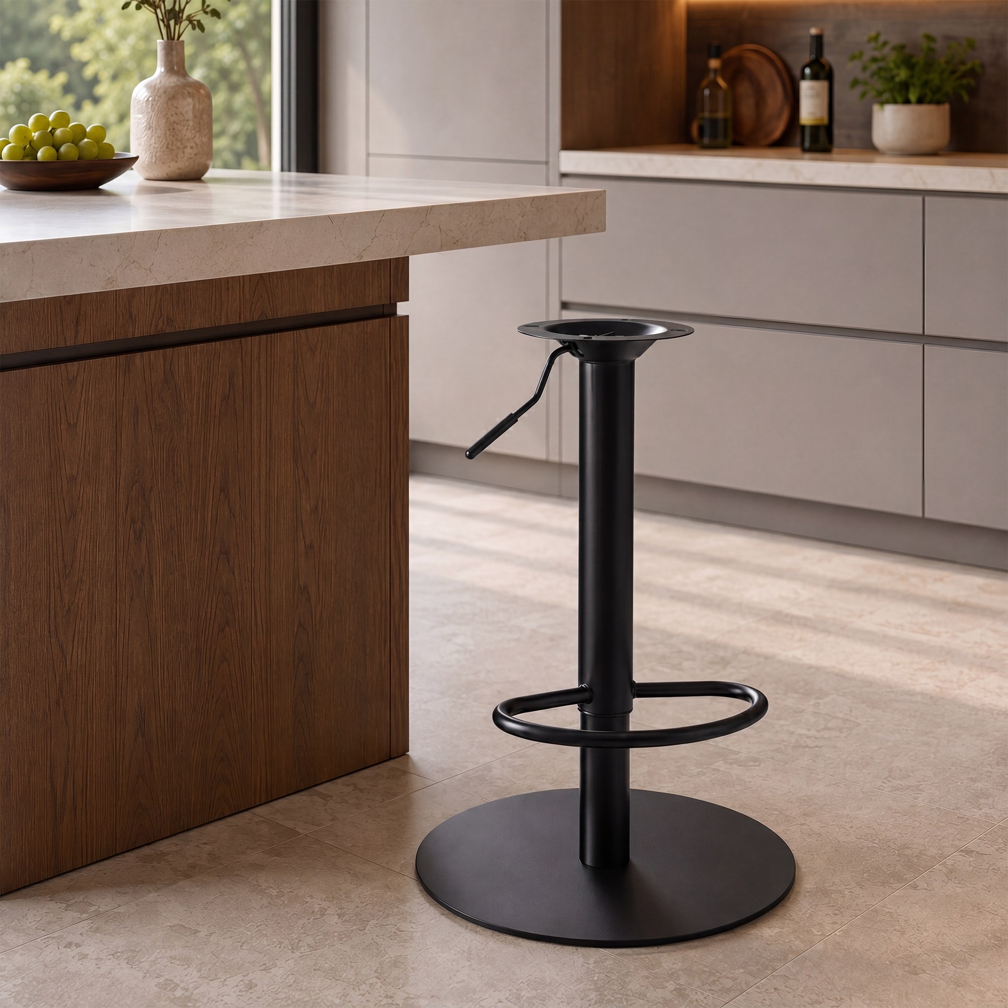 Ersatzgestell für Barhocker bis 150 kg 10 x 10 cm Lochabstand