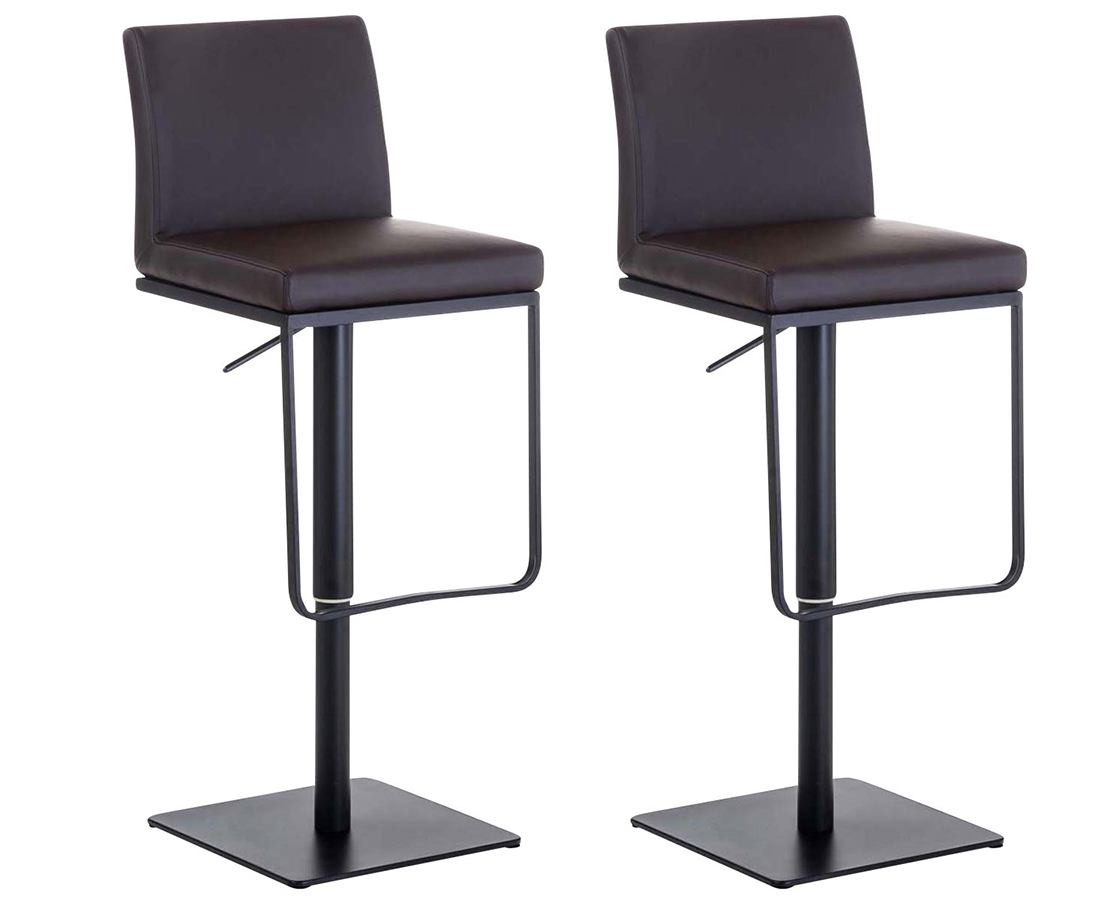 2er Set Barhocker Panama Kunstlederbezug