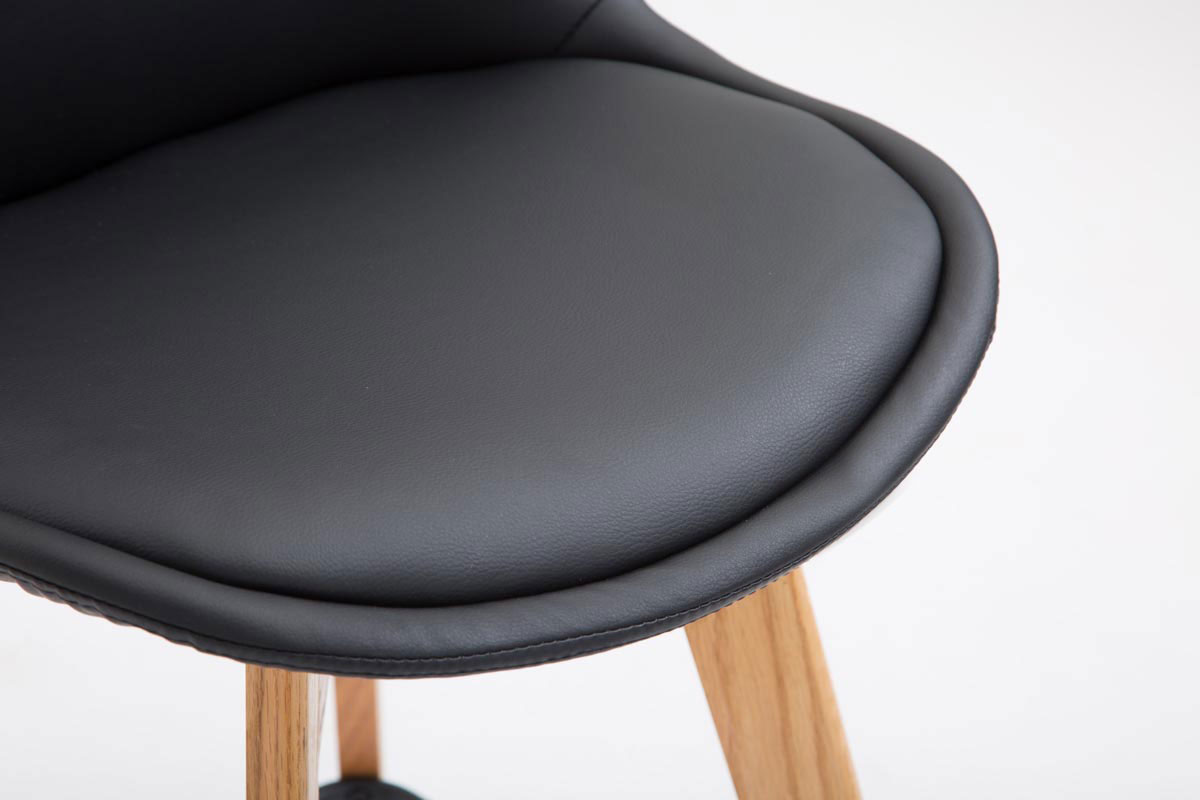 Barhocker Metz Kunstleder, mit Lehne