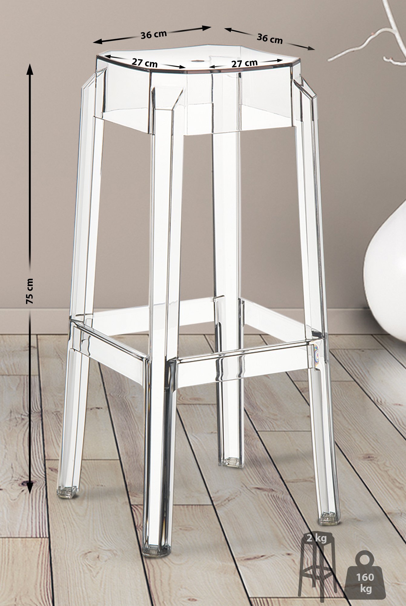 2er Set Barhocker Fox