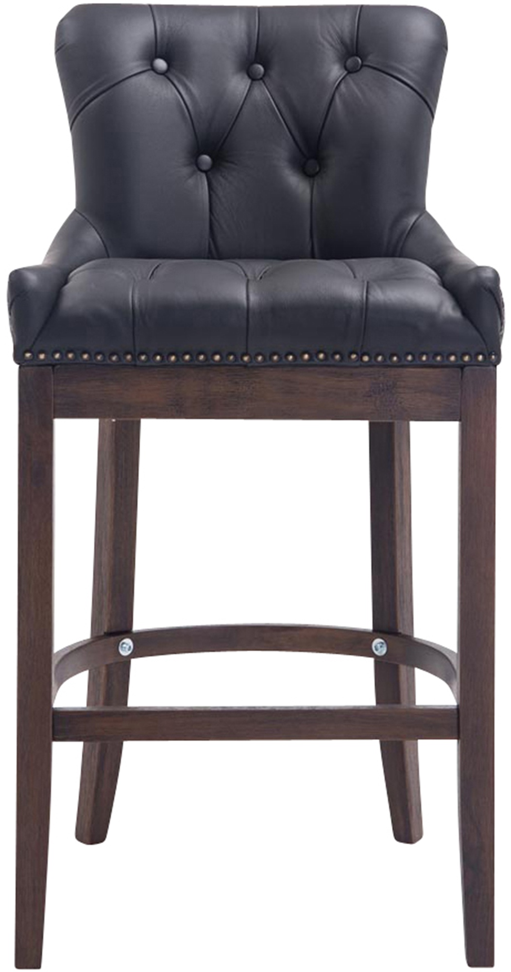Barhocker Lakewood Echtleder, Antik-dunkel