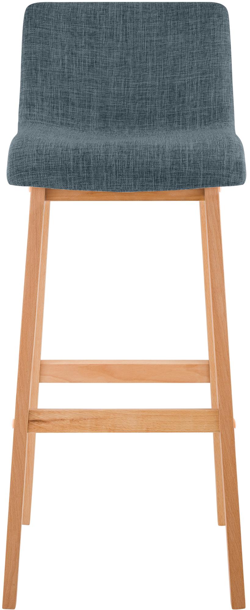 2er Set Barhocker Hover Stoff Vierfußgestell Natura
