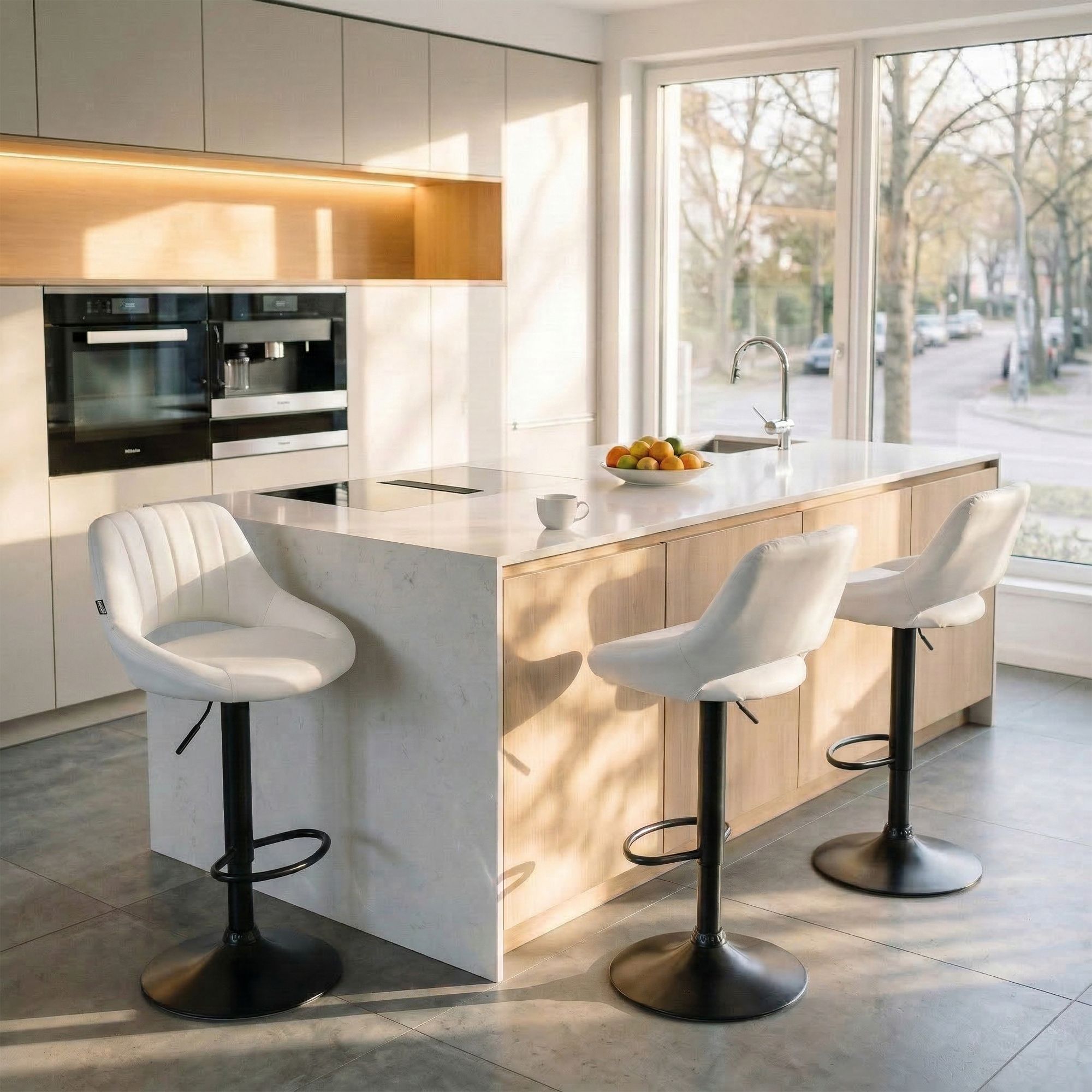 2er Set Barhocker Milet Kunstleder