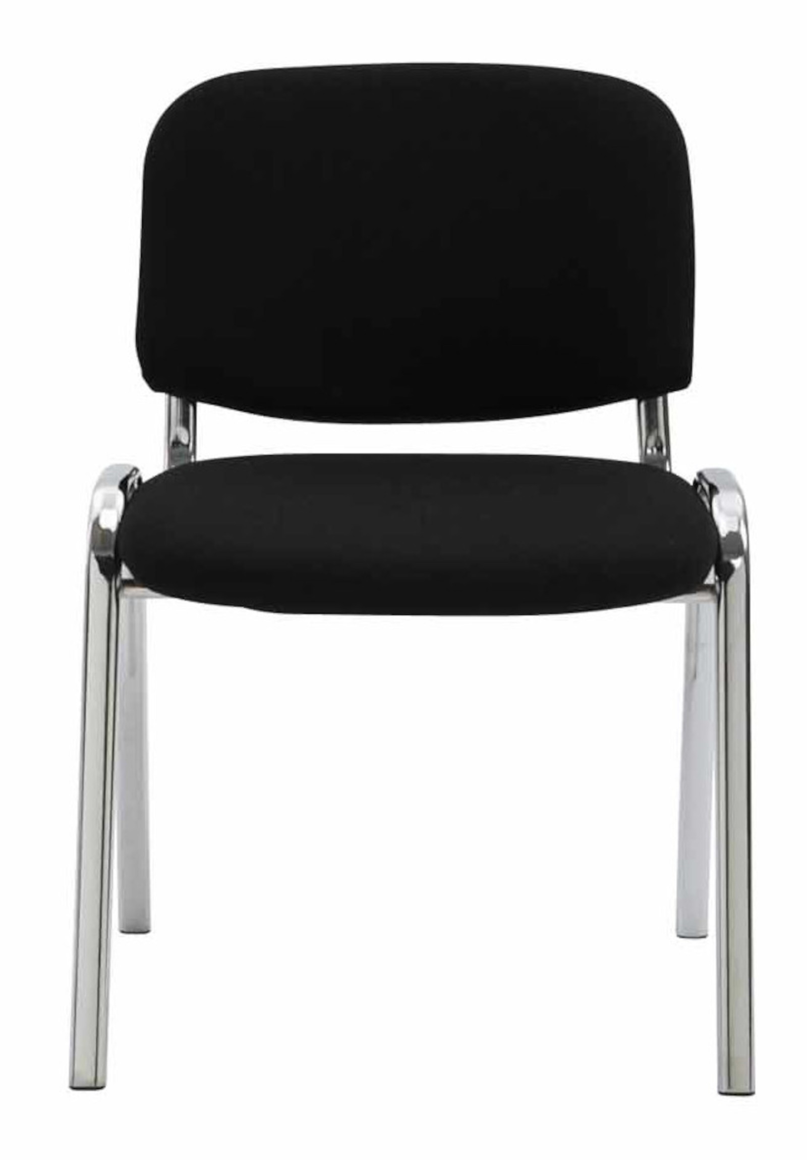 4er Set Stühle Ken Chrom Stoff