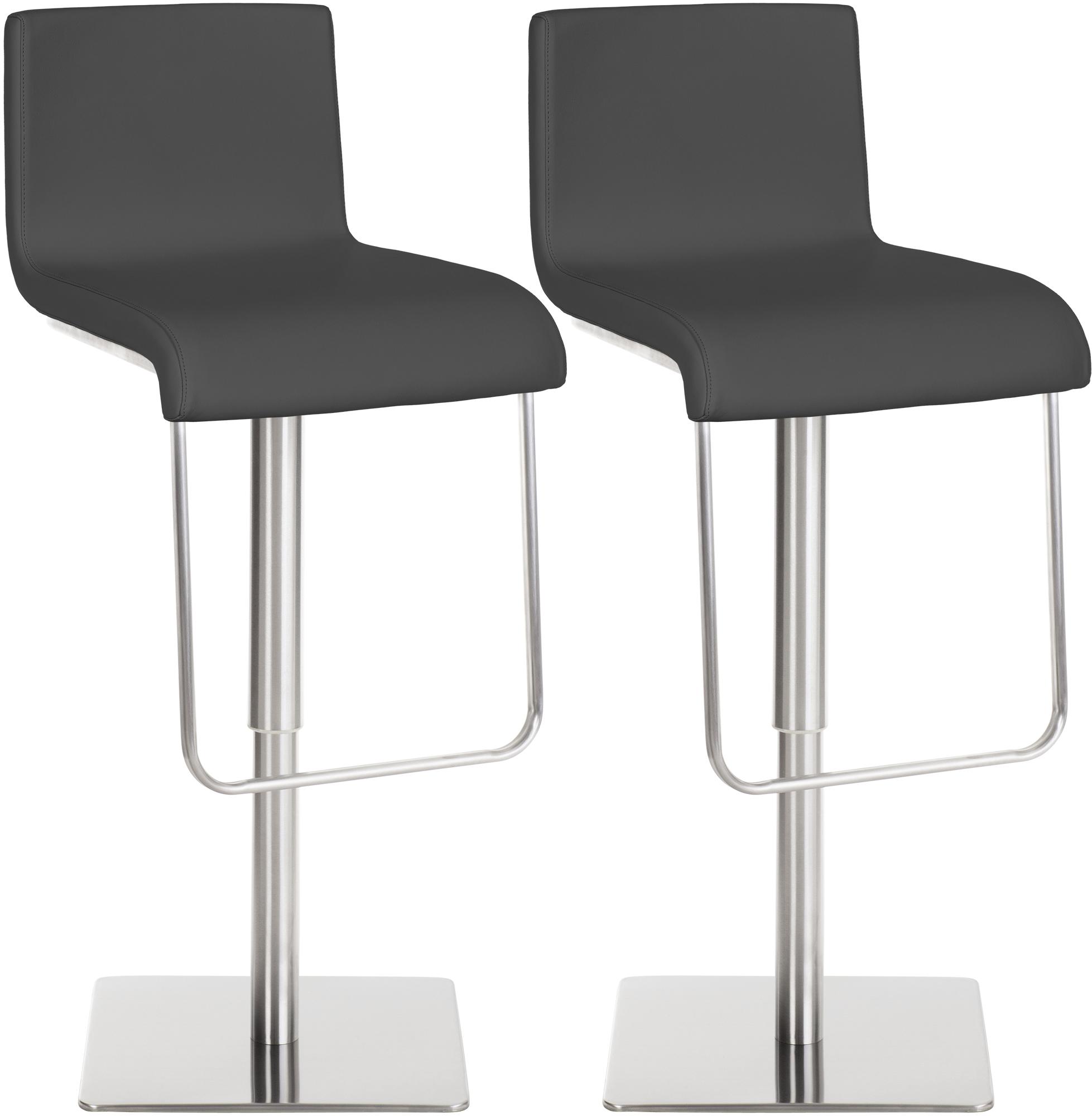 2er Set Barhocker Limon Kunstlederbezug