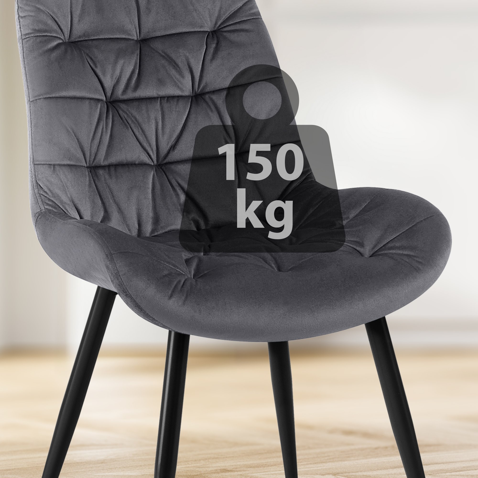 2er Set Esszimmerstuhl Rossford
